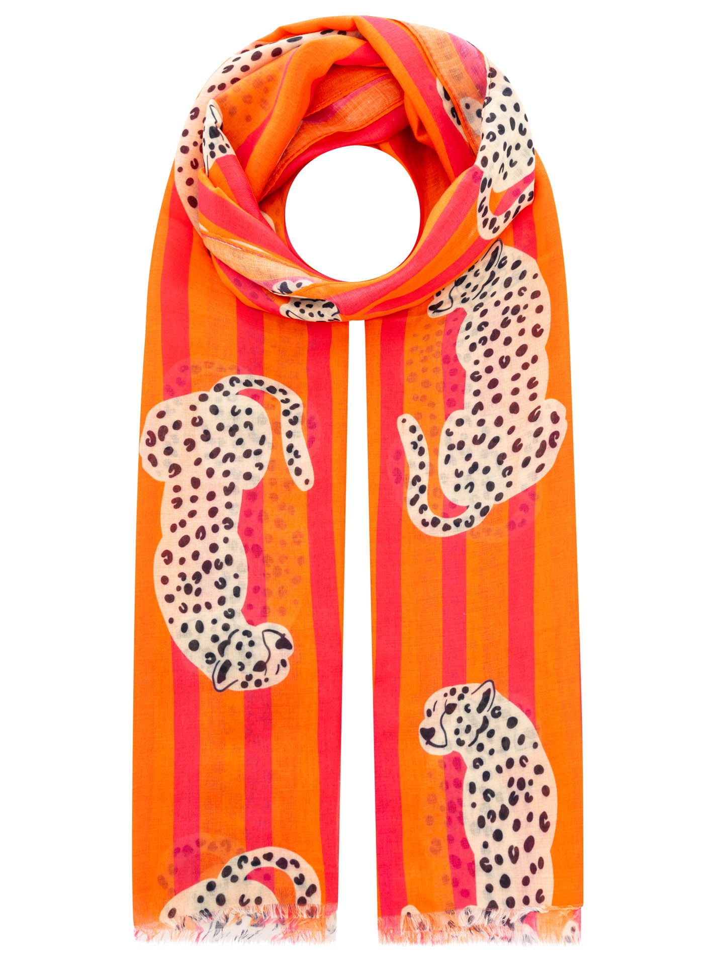 Zwillingsherz Schal ""Leopard"" 1 Stk. Leoparden Muster, leichter Stoff günstig online kaufen