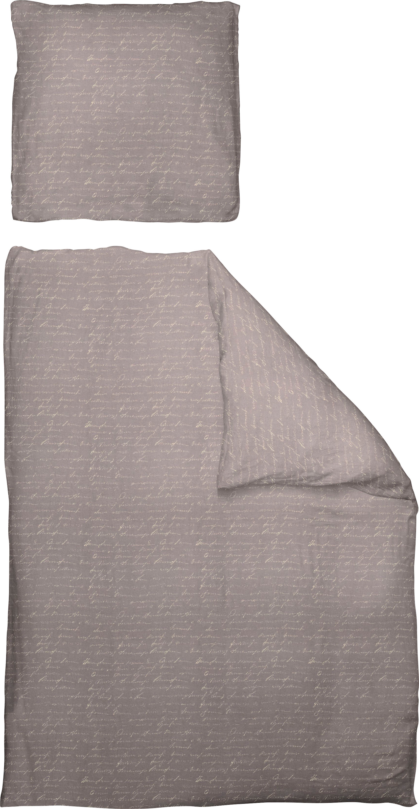 Adam Bettwäsche "Leinenbettwäsche Scribble" 2 Stk. tlg. aus 73% Leinen & 27 günstig online kaufen