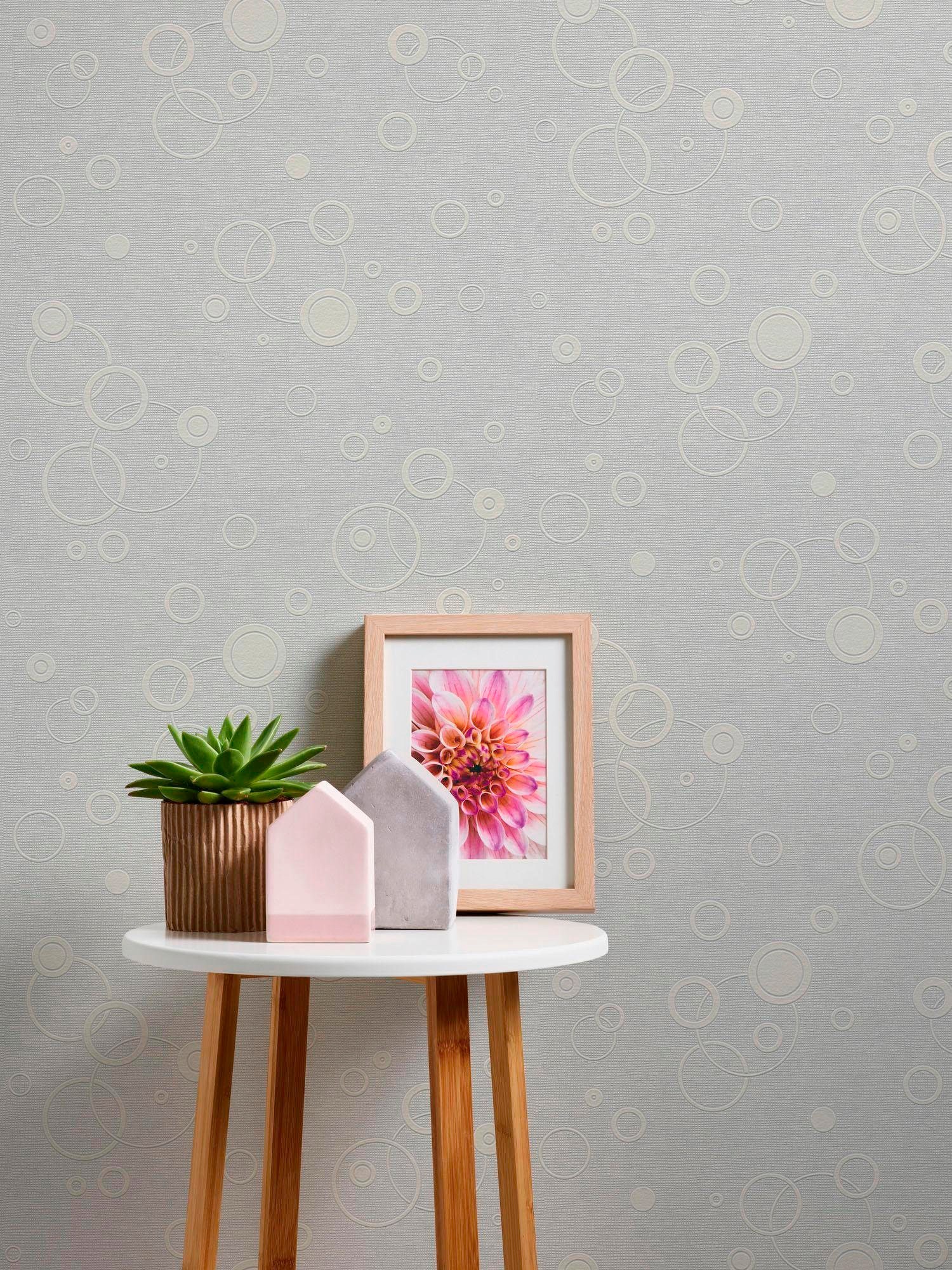 A.S. Création Vliestapete »Meistervlies«, geometrisch-grafisch-Motiv, Vlies Vinyl Wand Decke Schräge Tapeten Wohnzimmer Schlafzimmer Küche