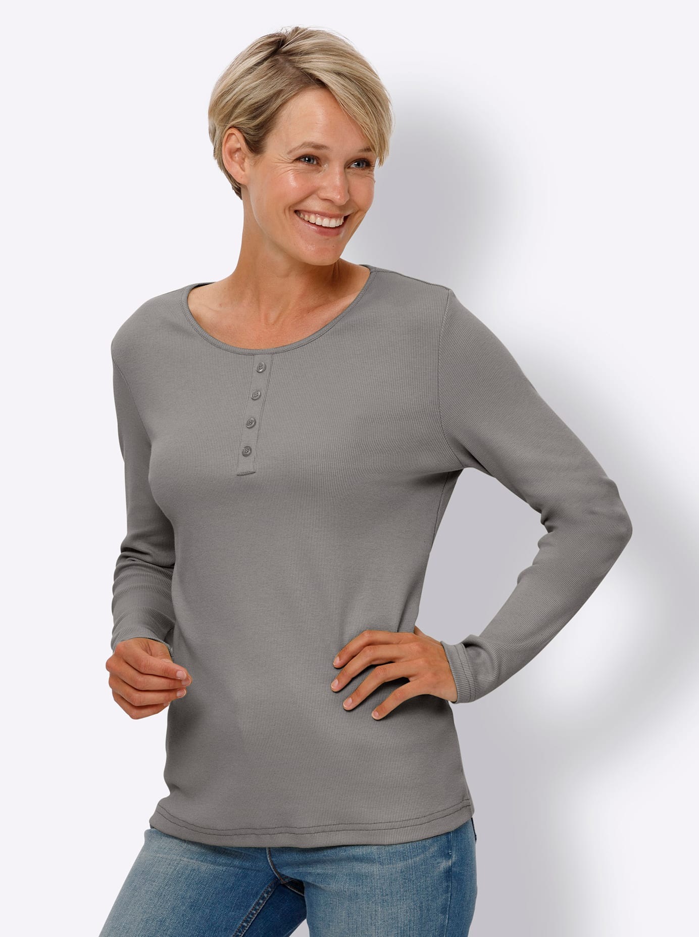 Classic Basics Langarmshirt "Langarm-Shirt", (1 tlg.) günstig online kaufen