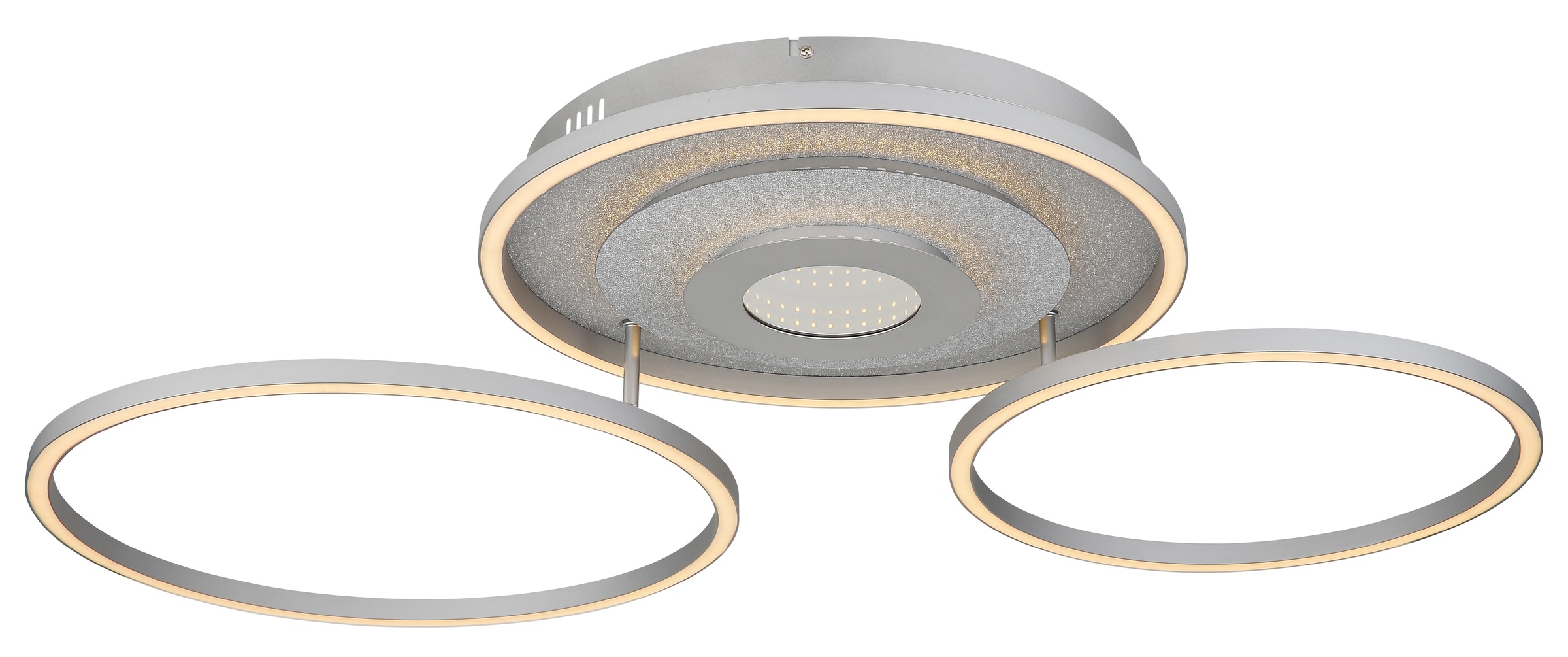 GLOBO LIGHTING Deckenleuchte »MILES« LED-Modul 1 Stk. LED-Deckenleuchte mit 3D-Effekt, dimmbar, modern & hell