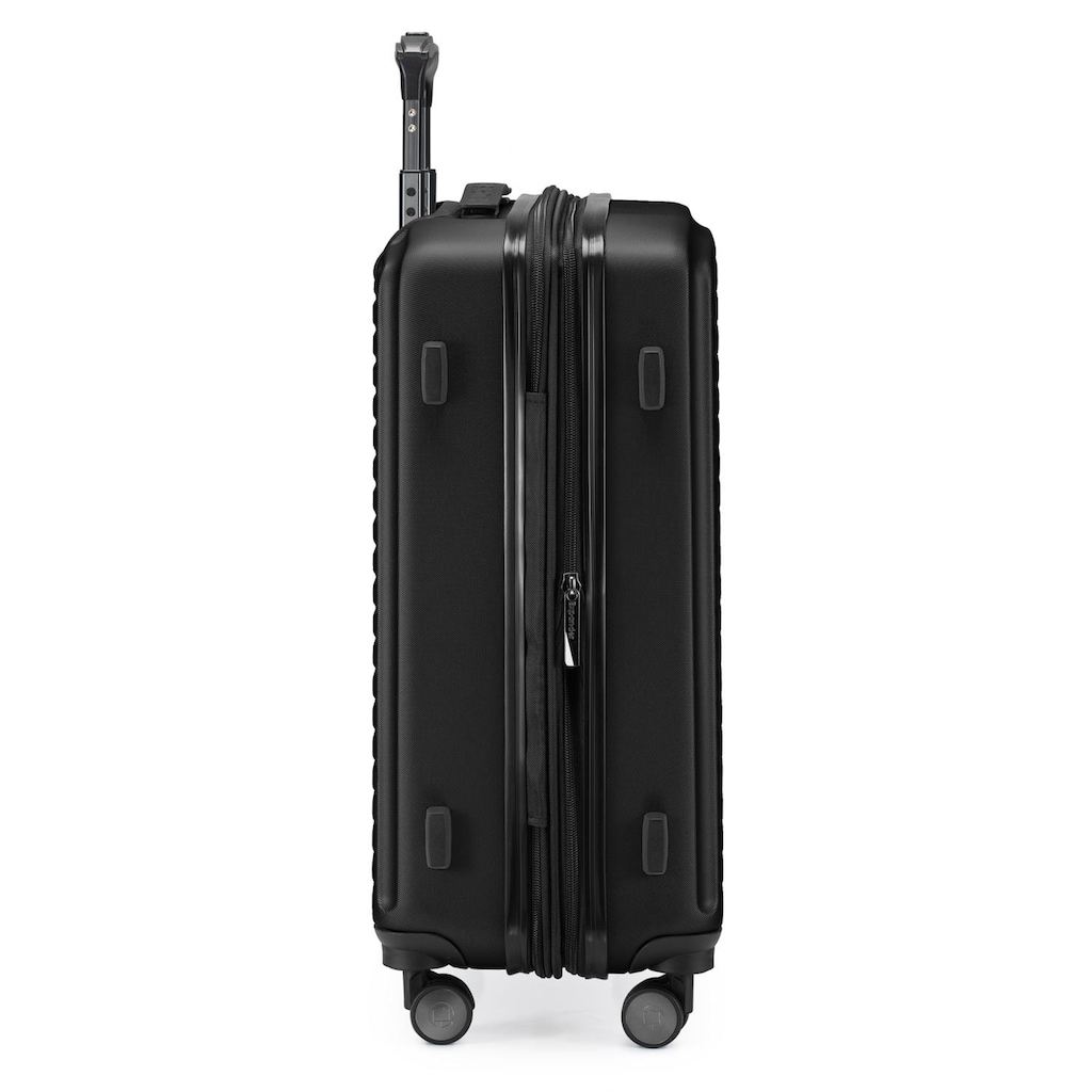 Hauptstadtkoffer Hartschalen-Trolley »Mitte, schwarz, 55 cm«, 4 Rollen