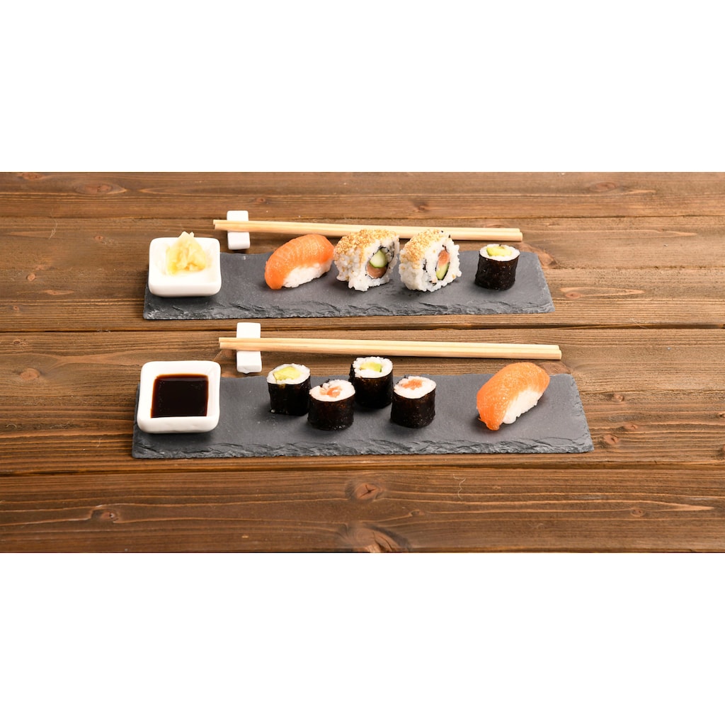 KESPER for kitchen & home Servierplatte »(Sushi-Set)«, (Set, 8 tlg.)