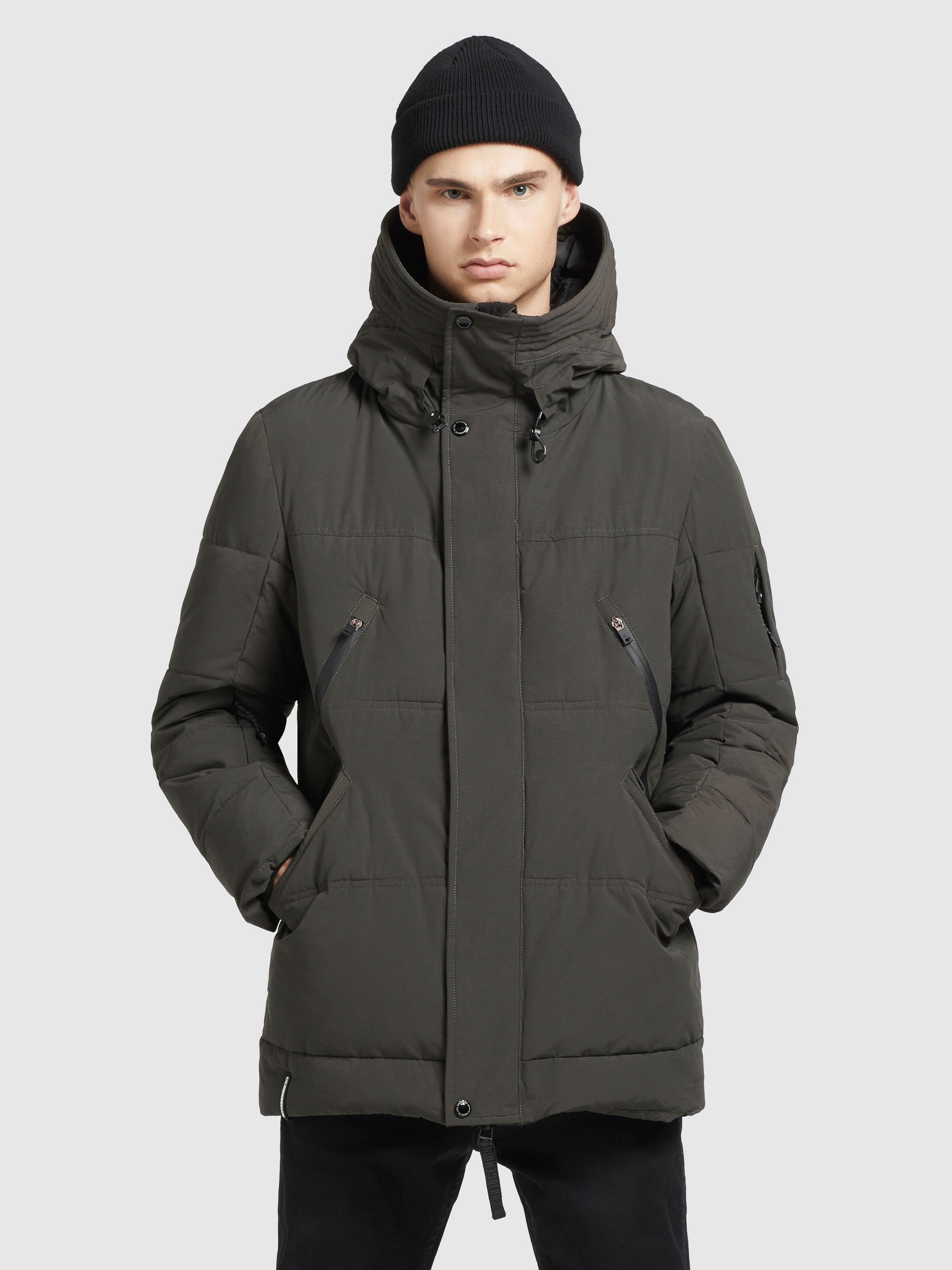 khujo Steppjacke »FANK«, (1 St.), mit Kapuze