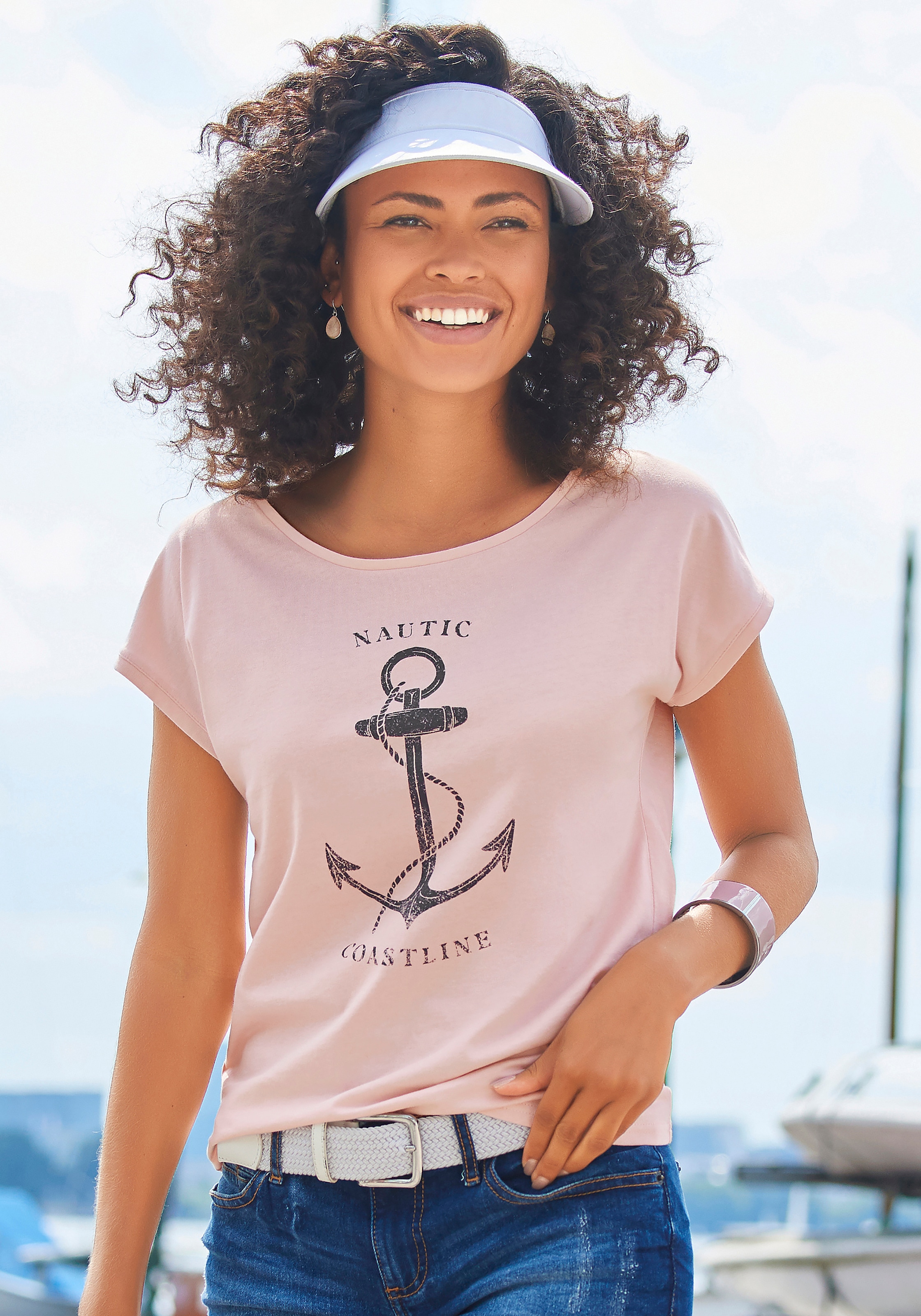 Beachtime T-Shirt, (2er-Pack), | maritimen für mit Druck kaufen BAUR vorn