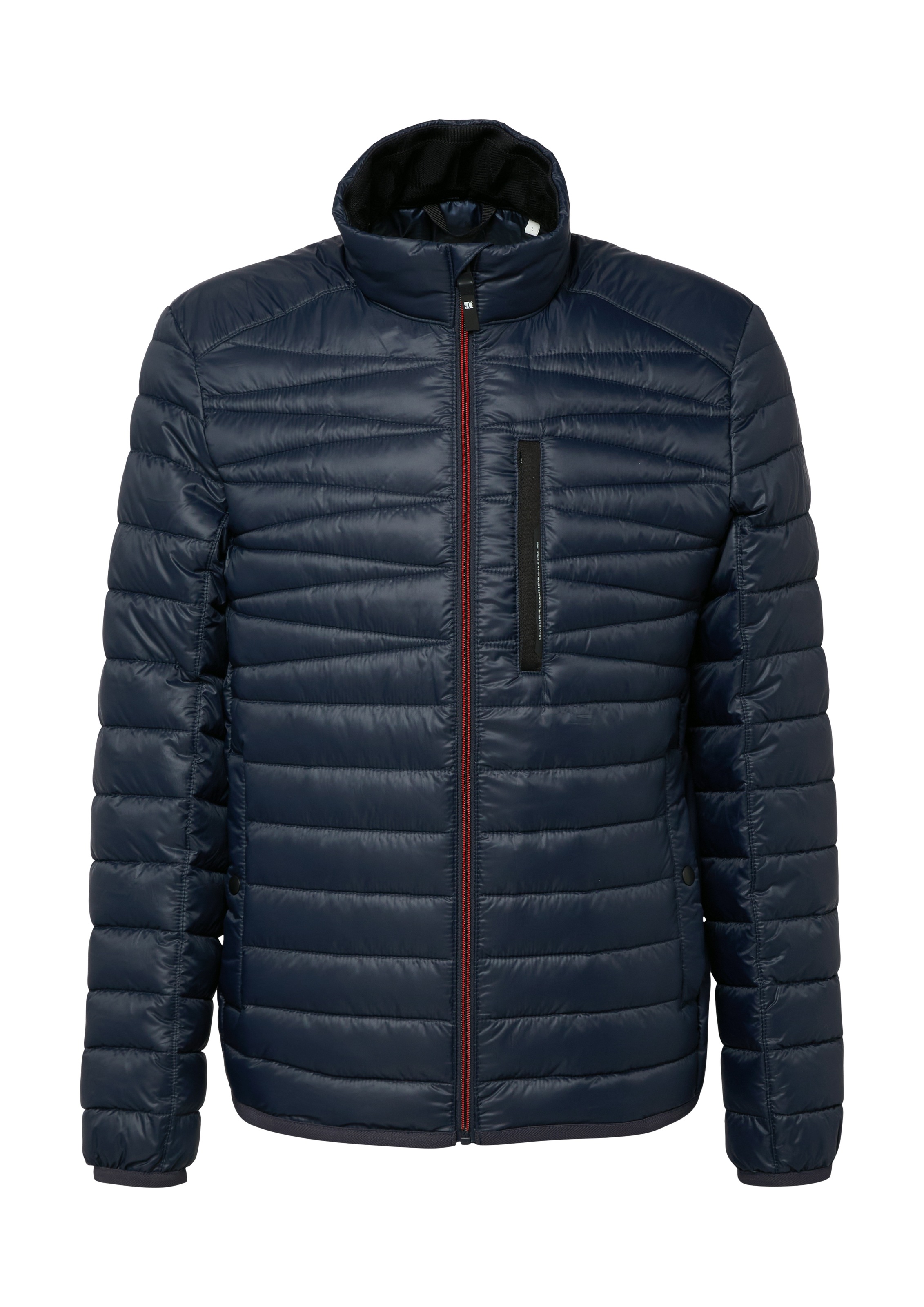 s.Oliver Men's Quilted Jacket Navy Size M 2