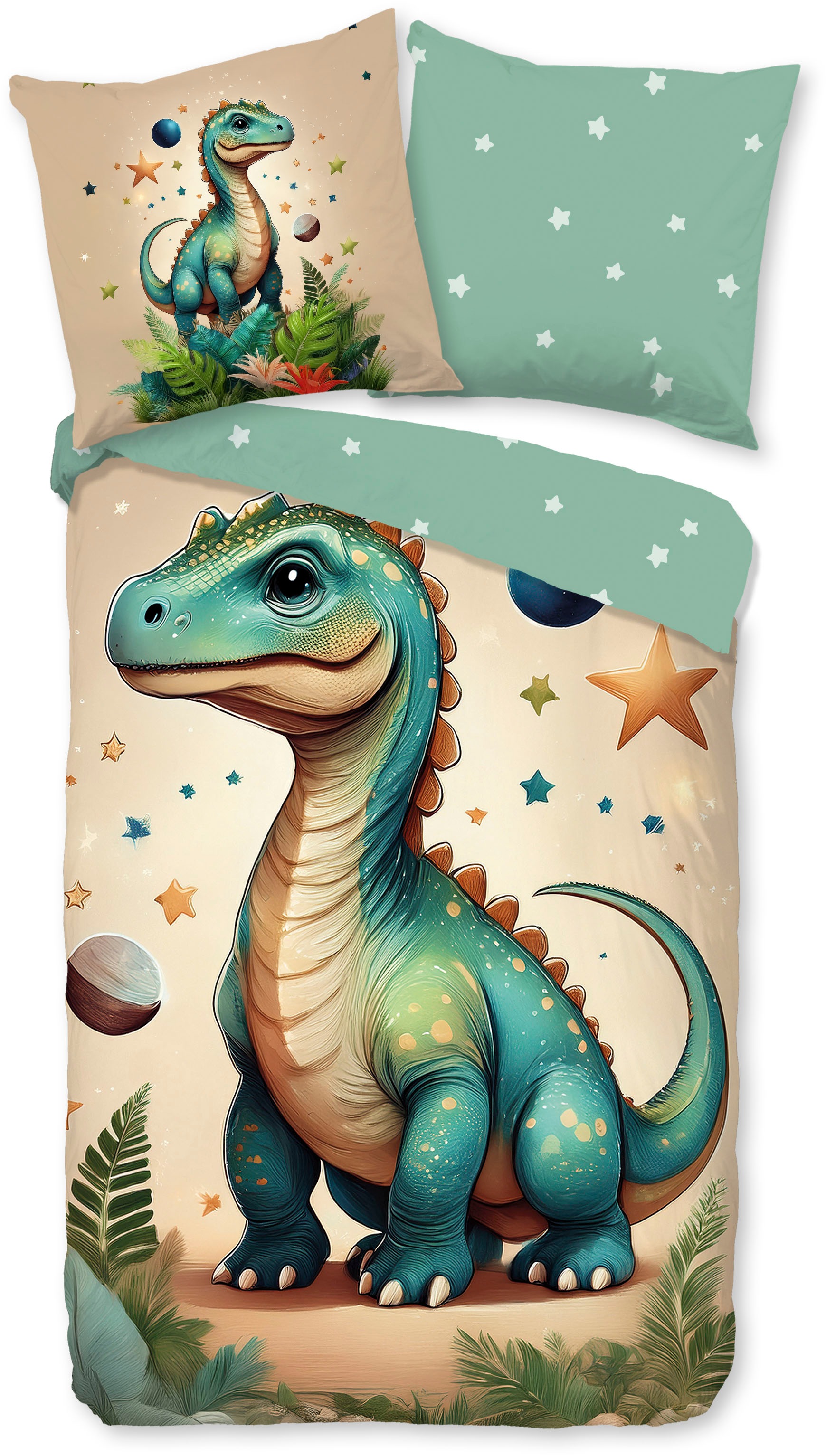 good morning Kinderbettwäsche "Milo" 2 Stk. Flanell Biber, 135x200, Warm, R günstig online kaufen