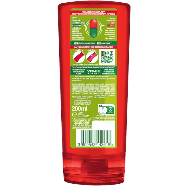 GARNIER Haarspülung »Garnier Fructis Farb Power Spülung« | BAUR