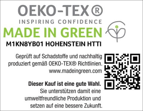 BIERBAUM Wendebettwäsche »Grey Stone«, (2 tlg.), Mako-Satin, 100 % Baumwolle, in Mamoroptik, pflegeleicht