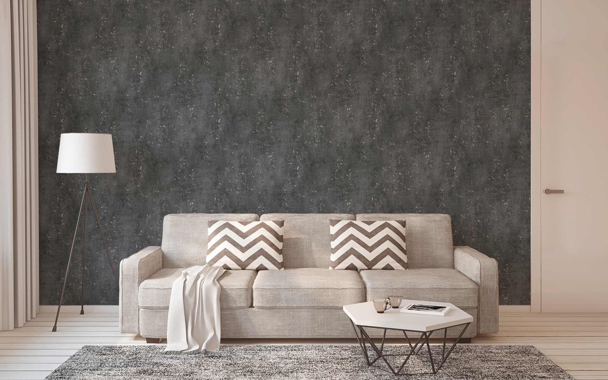 A.S. Création Vliestapete »Greyvolution« Motiv | Strukturmuster | gemustert leicht strukturiert Tapete Betonoptik Tapeten Wohnzimmer Schlafzimmer Küche modern Design
