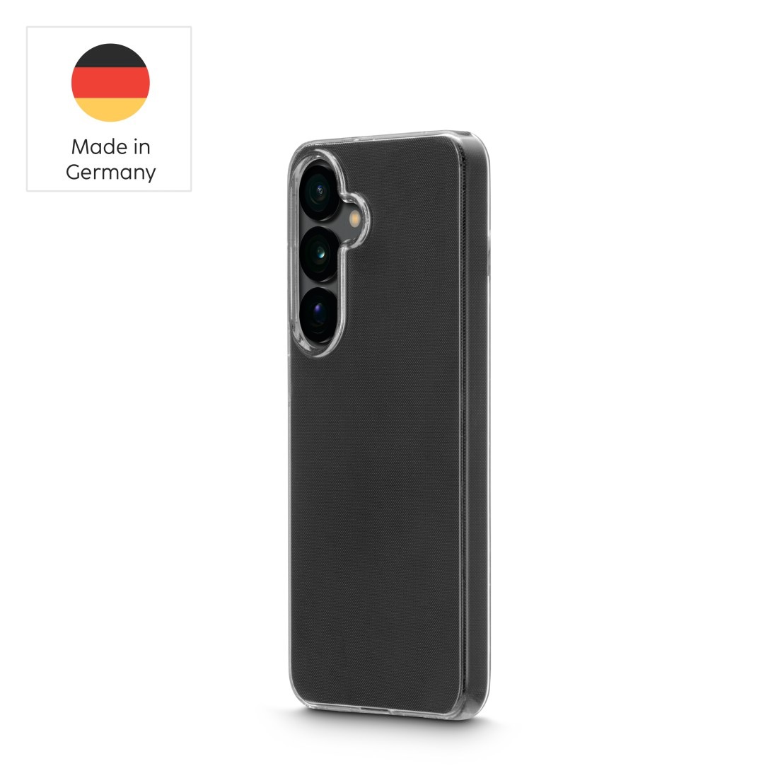 Hama Smartphone-Hülle »Handyhülle „Always Clear“ für Galaxy S25+ (kratzfest, ohne Vergilben)«, ohne schnelles Vergilben