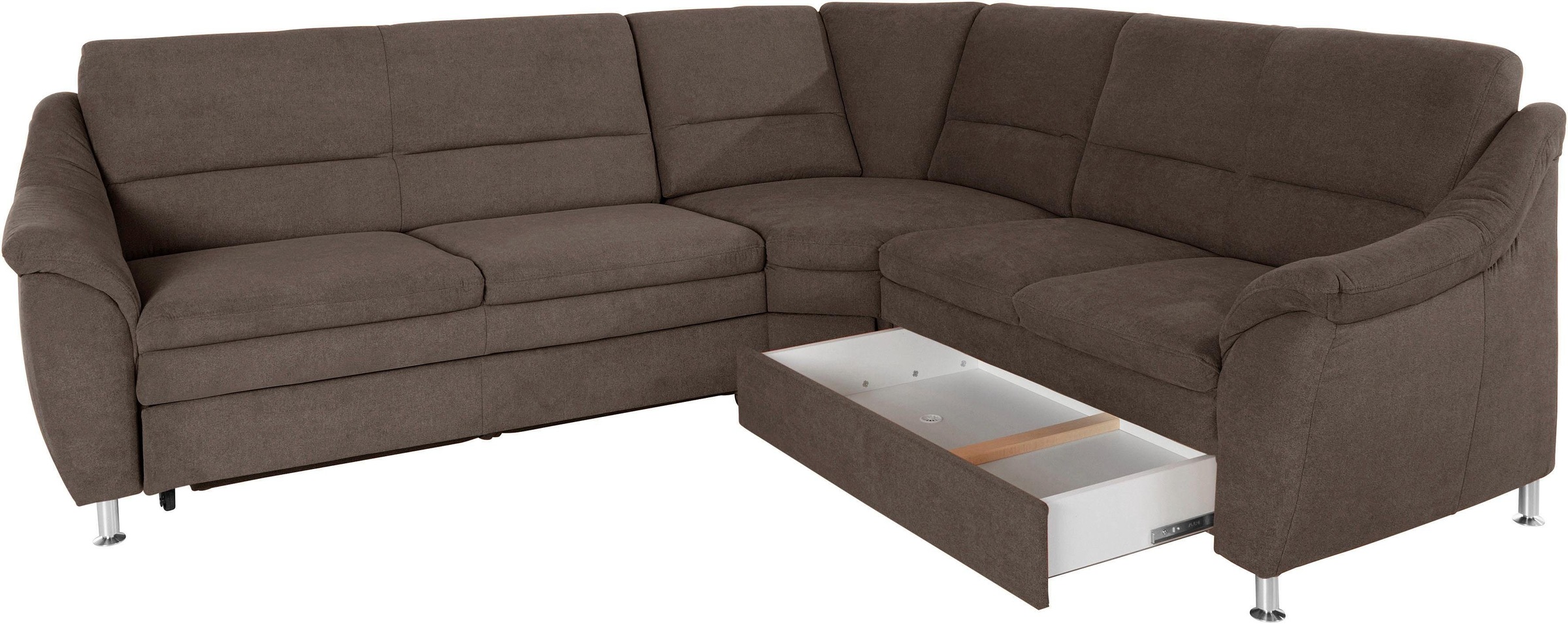 Home affaire Cardoso L-Shape Sofa Brown 10