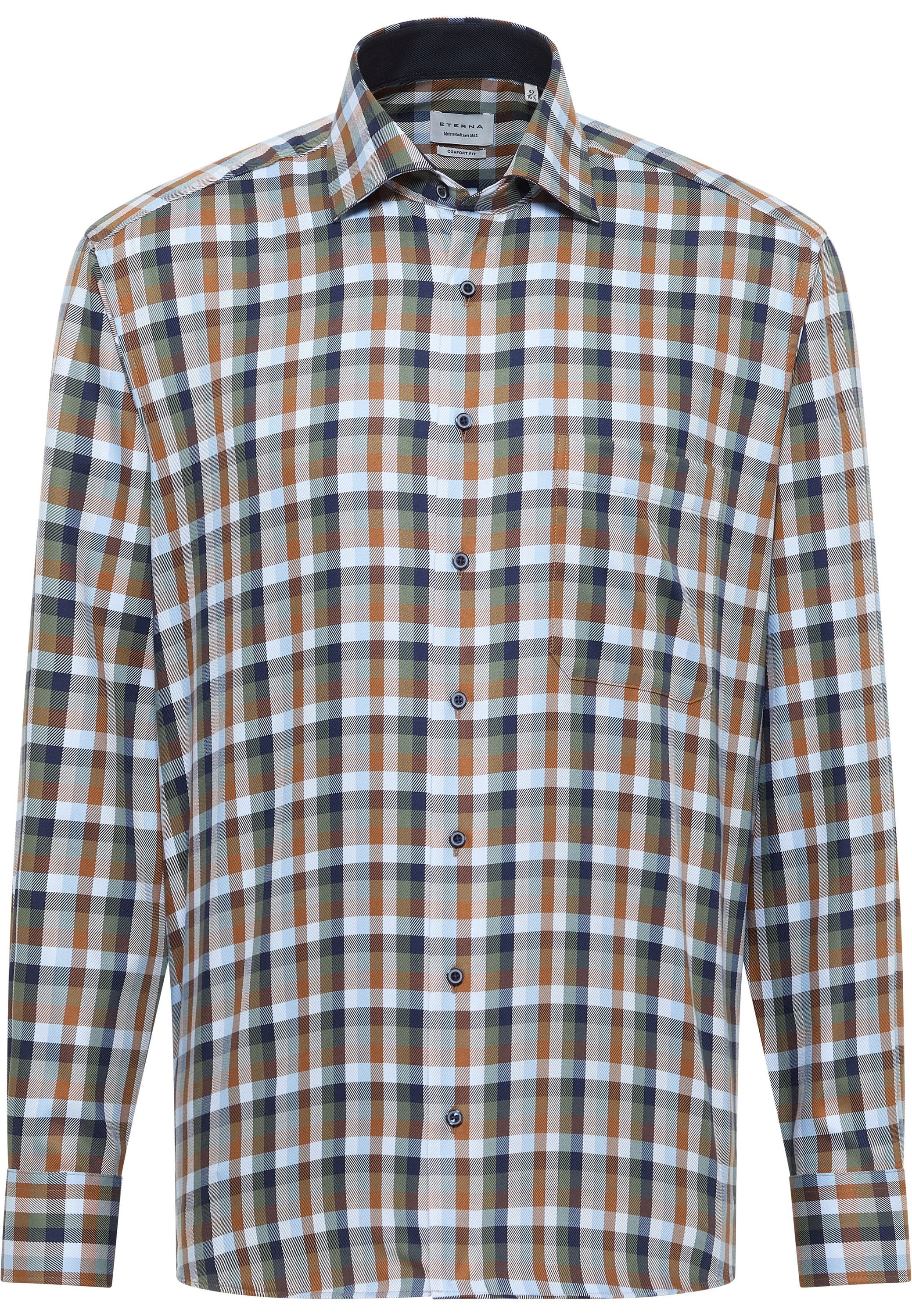 Eterna Langarmhemd »COMFORT FIT«, NON IRON (bügelfrei)