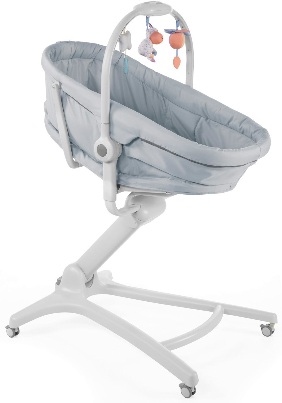 Chicco Kombihochstuhl »Baby Hug 4 in 1, Grey«, Stubenwagen, Liegesessel, Hochstuhl und erster Stuhl in Einem!