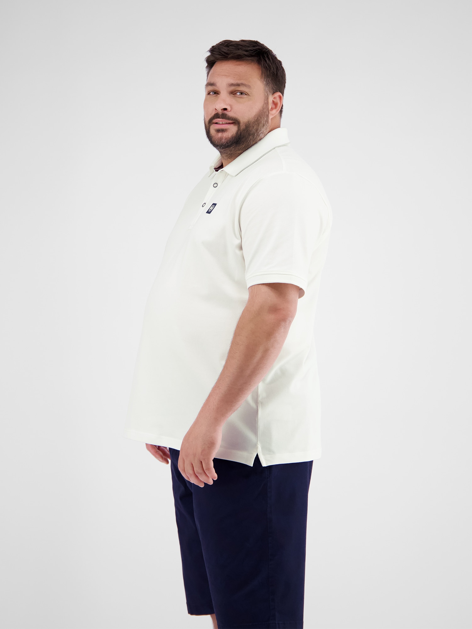 LERROS Poloshirt »LERROS Poloshirt in Übergrößen, bequem und sportiv«