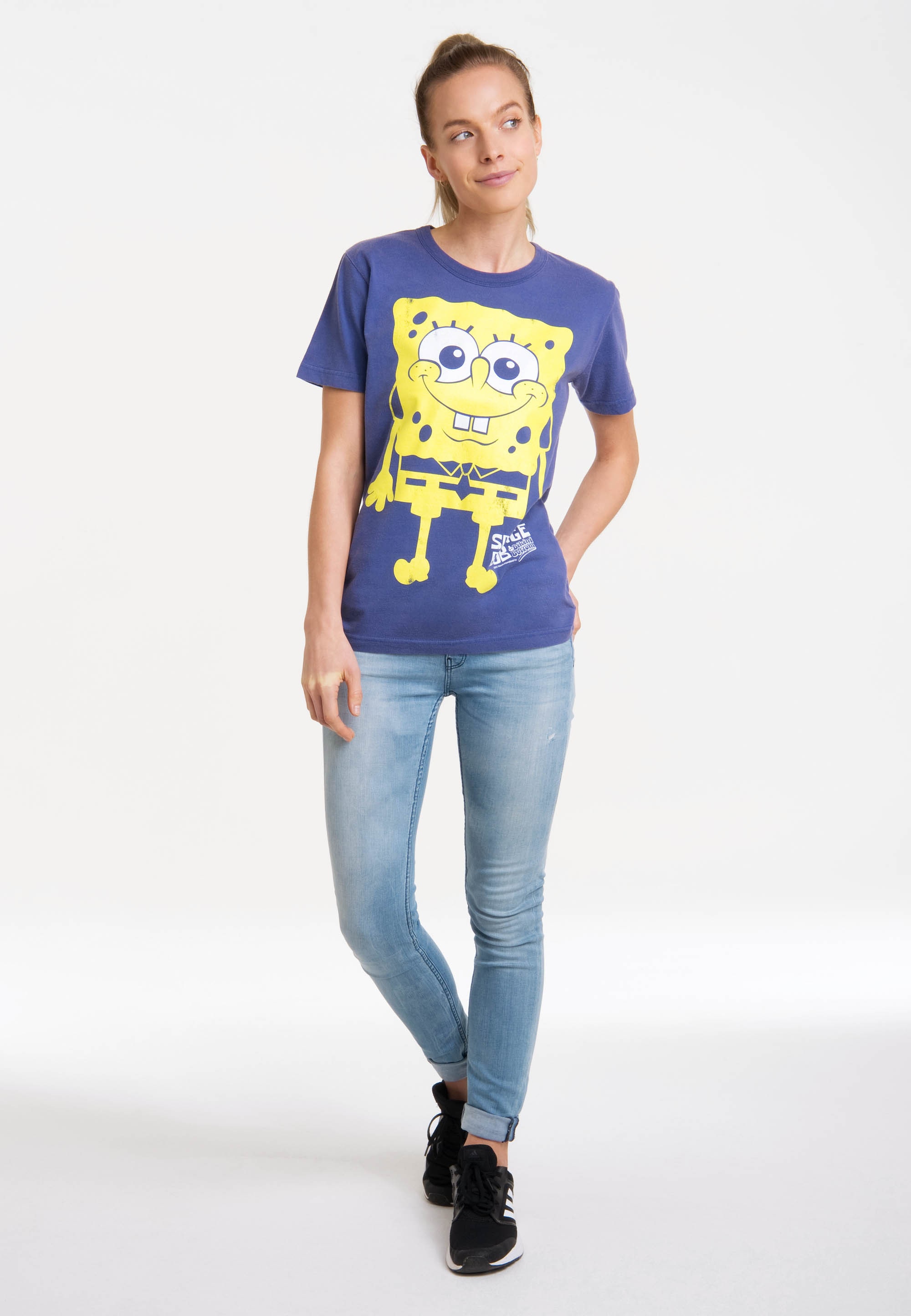 LOGOSHIRT T-Shirt »Spongebob Schwammkopf - Im Ready«, mit lizenziertem Print