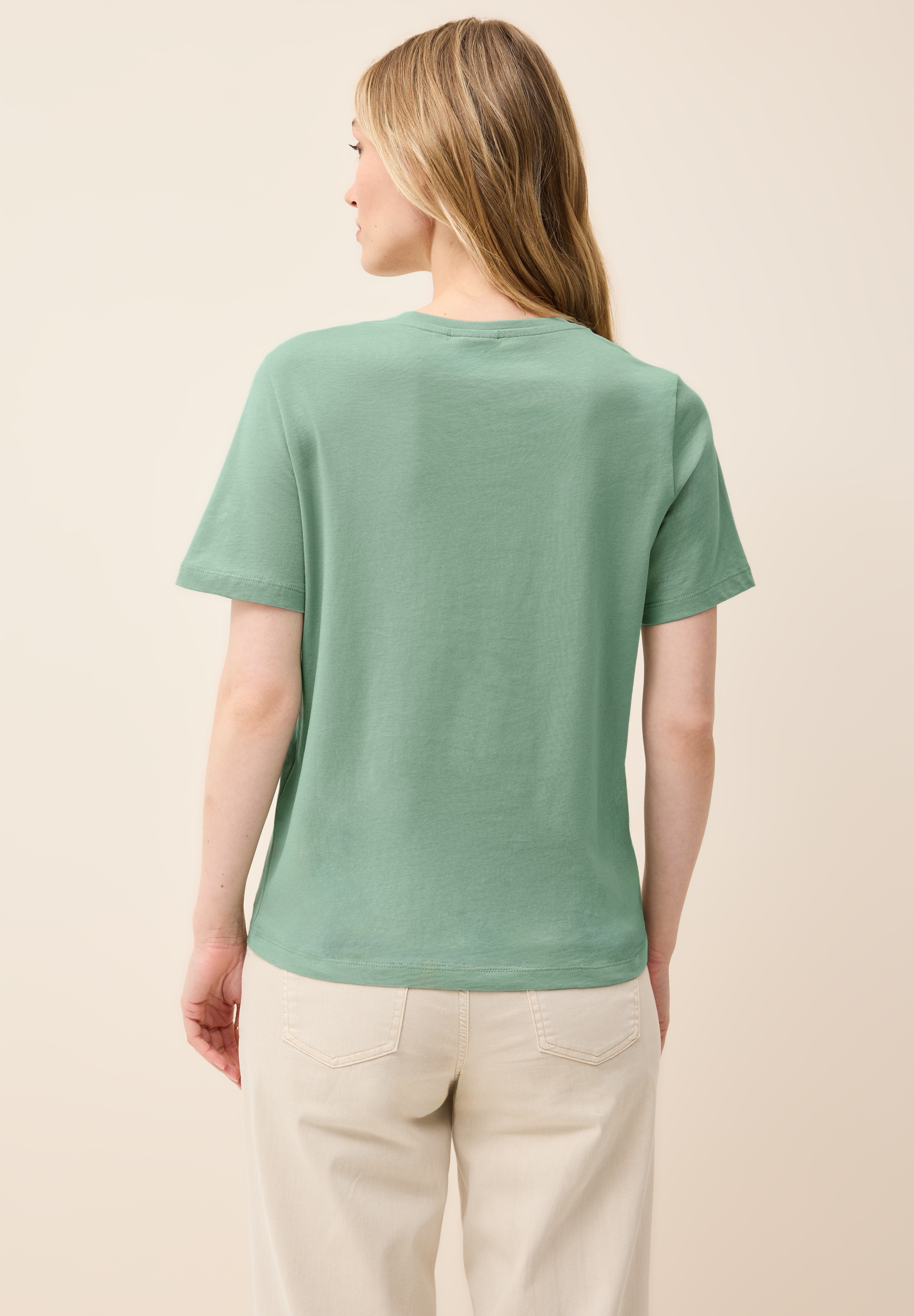 Cecil Print-Shirt, aus reiner Baumwolle