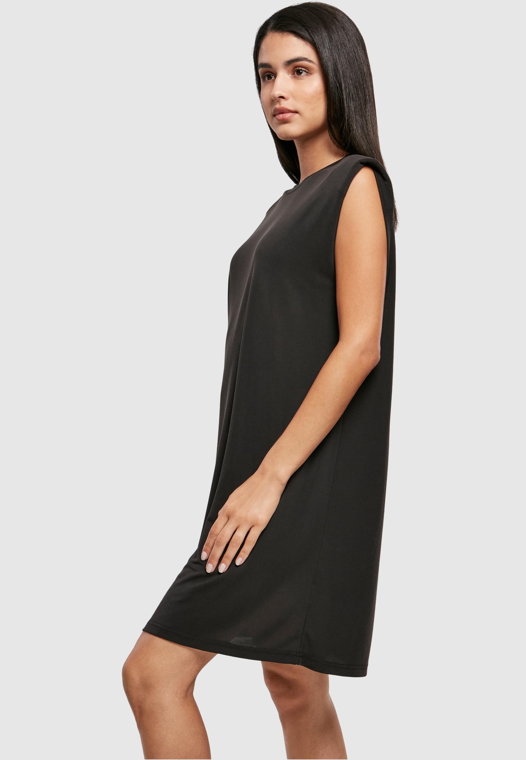 URBAN CLASSICS Shirtkleid »Urban Classics Damen Ladies Modal Padded Shoulder Tank Dress«, (1 tlg.)