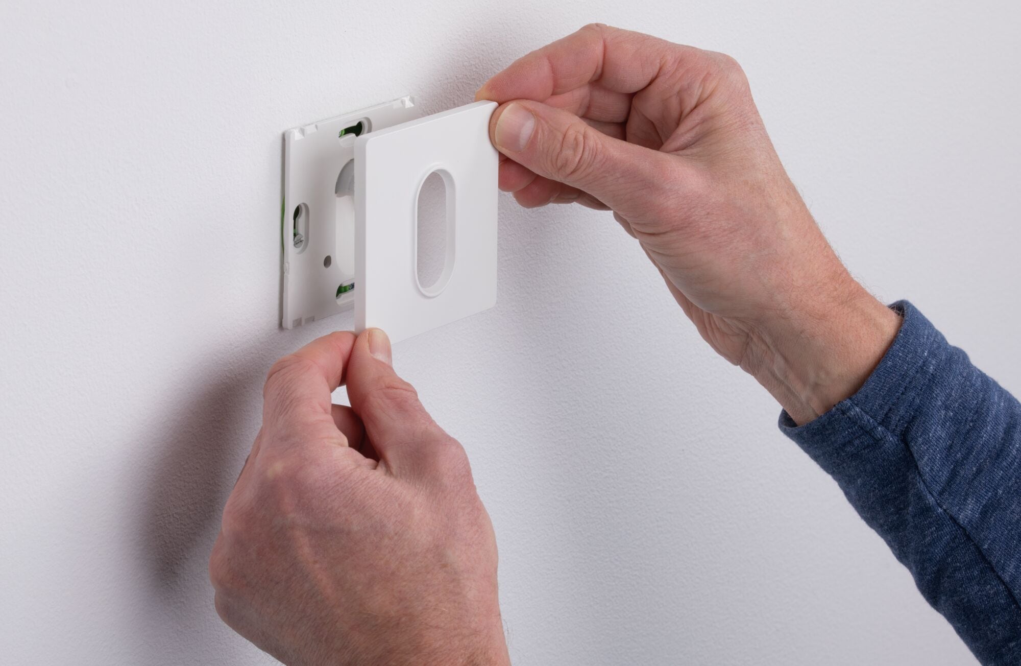 Paulmann LED Wandleuchte »Einbauleuchte eckig Weiß 2,7W«, 1 flammig, mit Bewegungssensor Dämmerungssensor