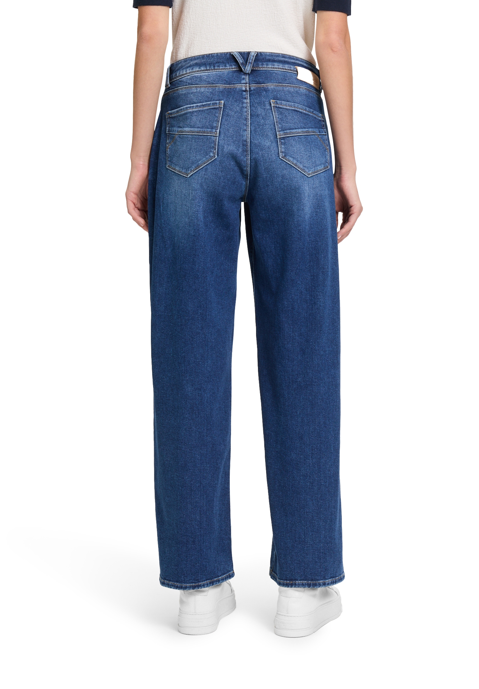 Betty&Co High-waist-Jeans »Betty & Co High Waisted-Jeans mit weitem Bein«