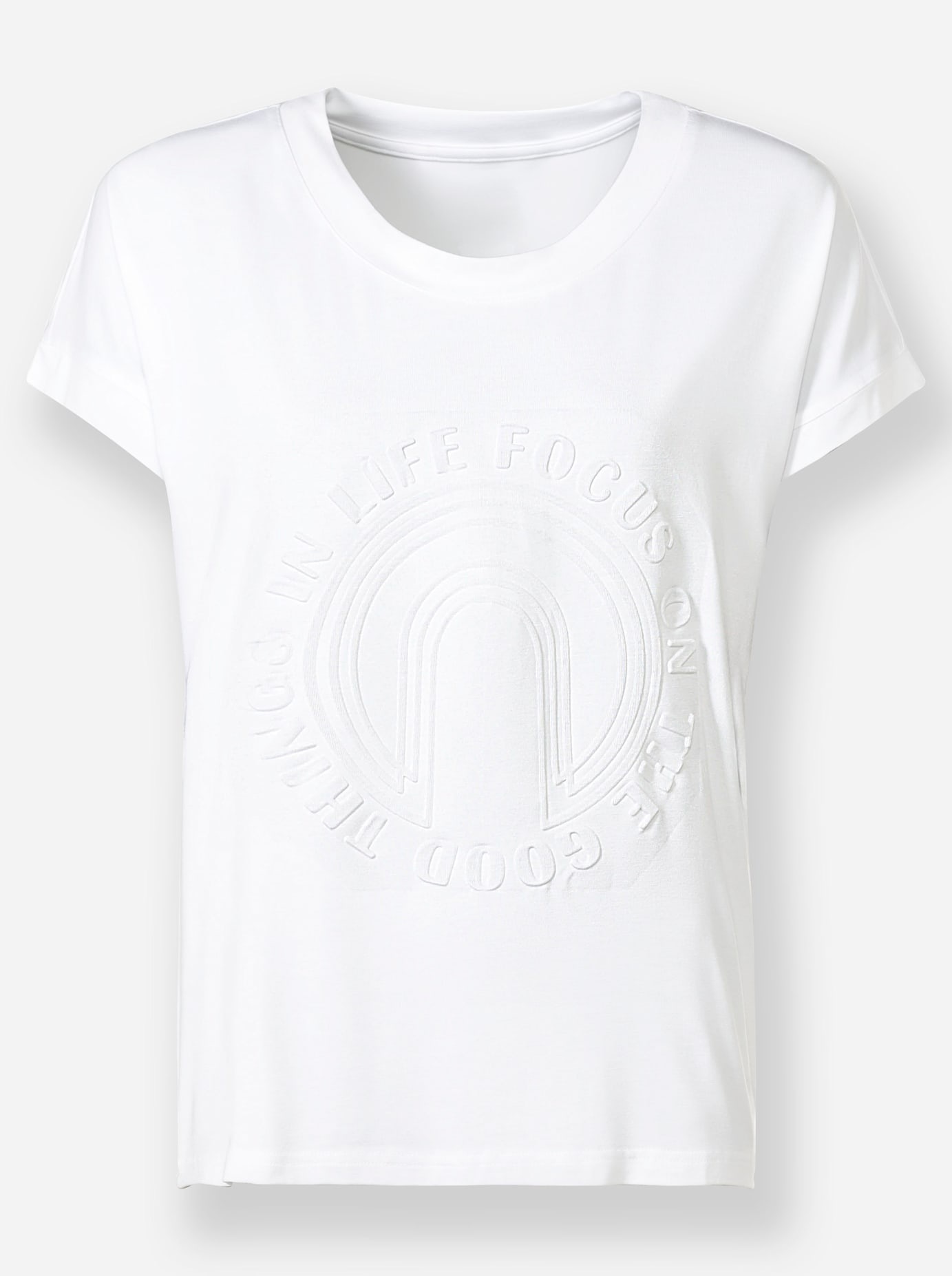 HEINE Shirt T-Shirt Blanc 40 3