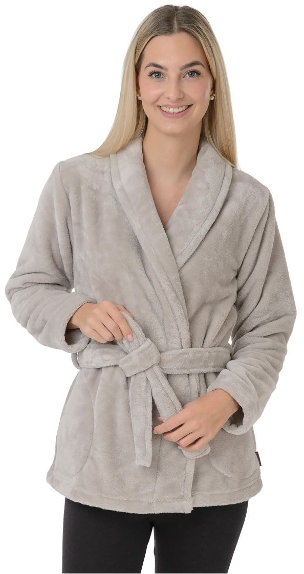 Wewo fashion Damenbademantel "Bettjäckchen 6604" 1 Stk. unübertroffen kuschelig