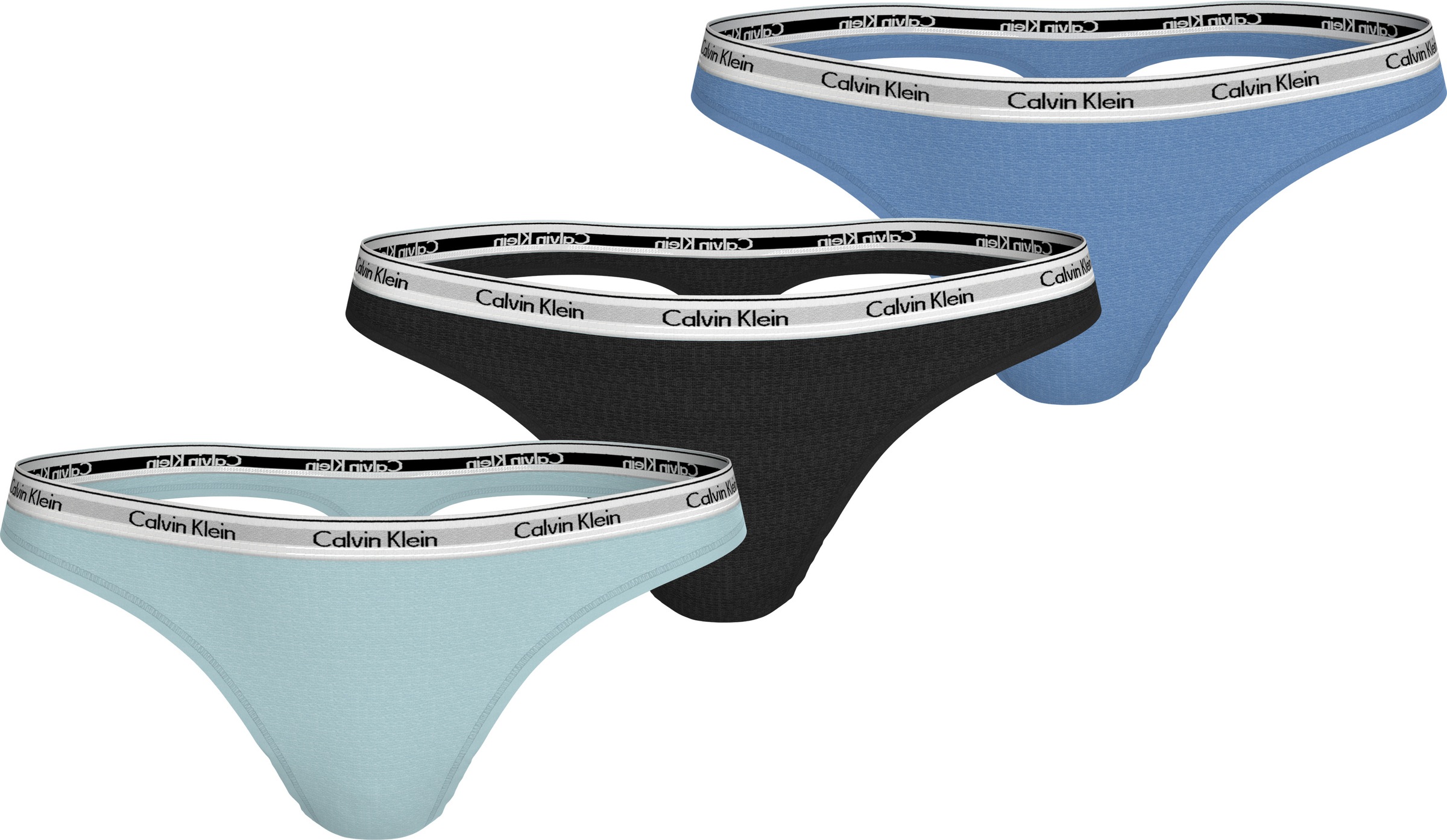 Calvin Klein Underwear Tanga "3 PACK THONG (LOW-RISE)" 3 Stk. String low wa günstig online kaufen