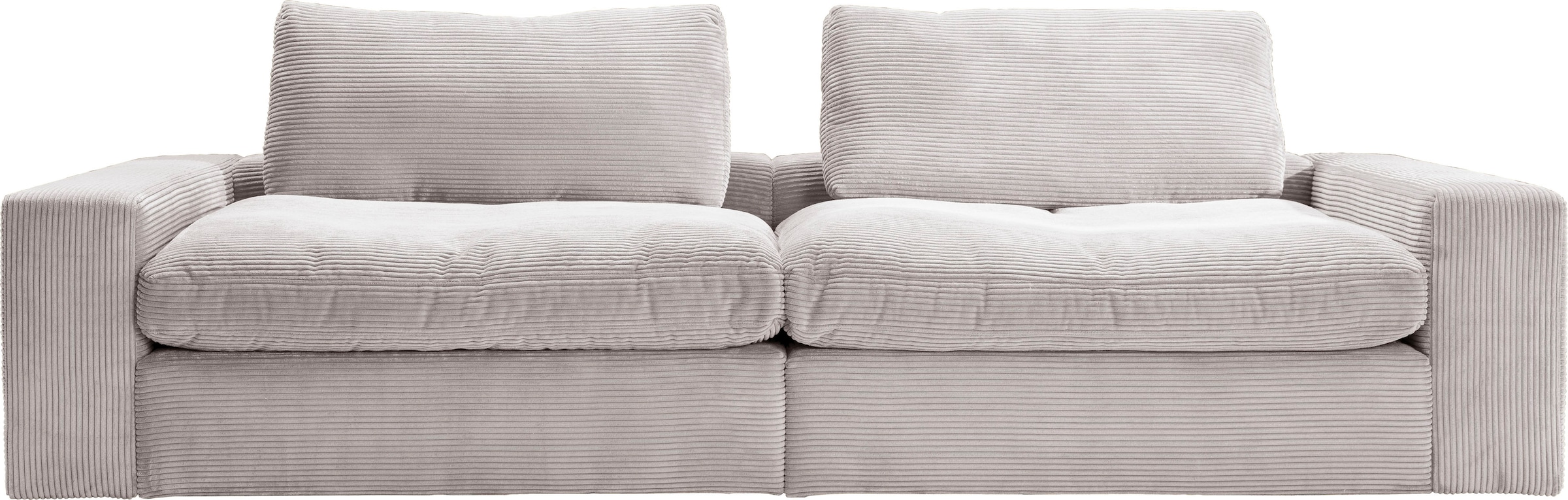 alina Big-Sofa "Sandy", 256 cm breit und 123 cm tief, in modernem Cordstoff