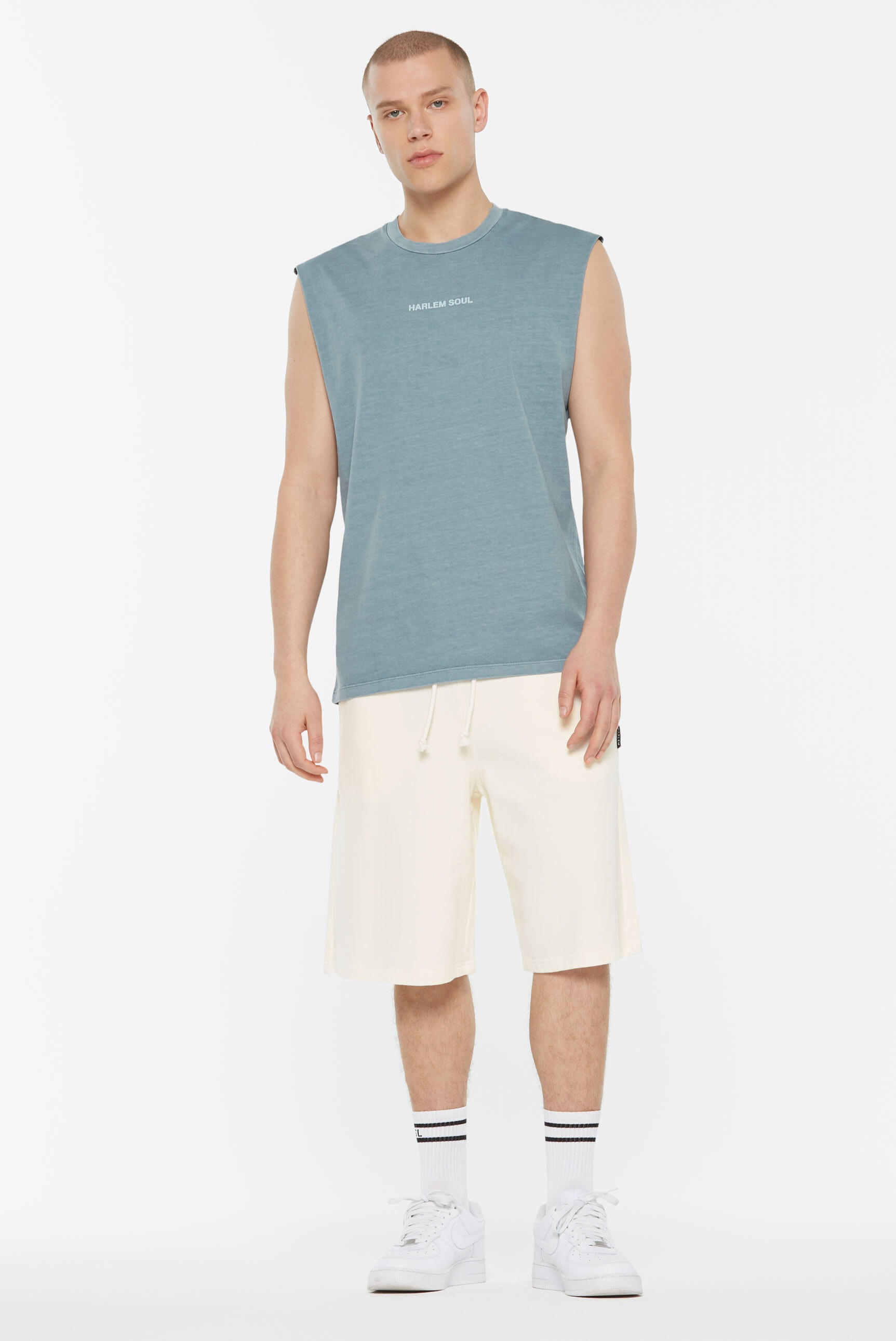 Thumbnail - Harlem Soul Muscleshirt mit offenen Kanten