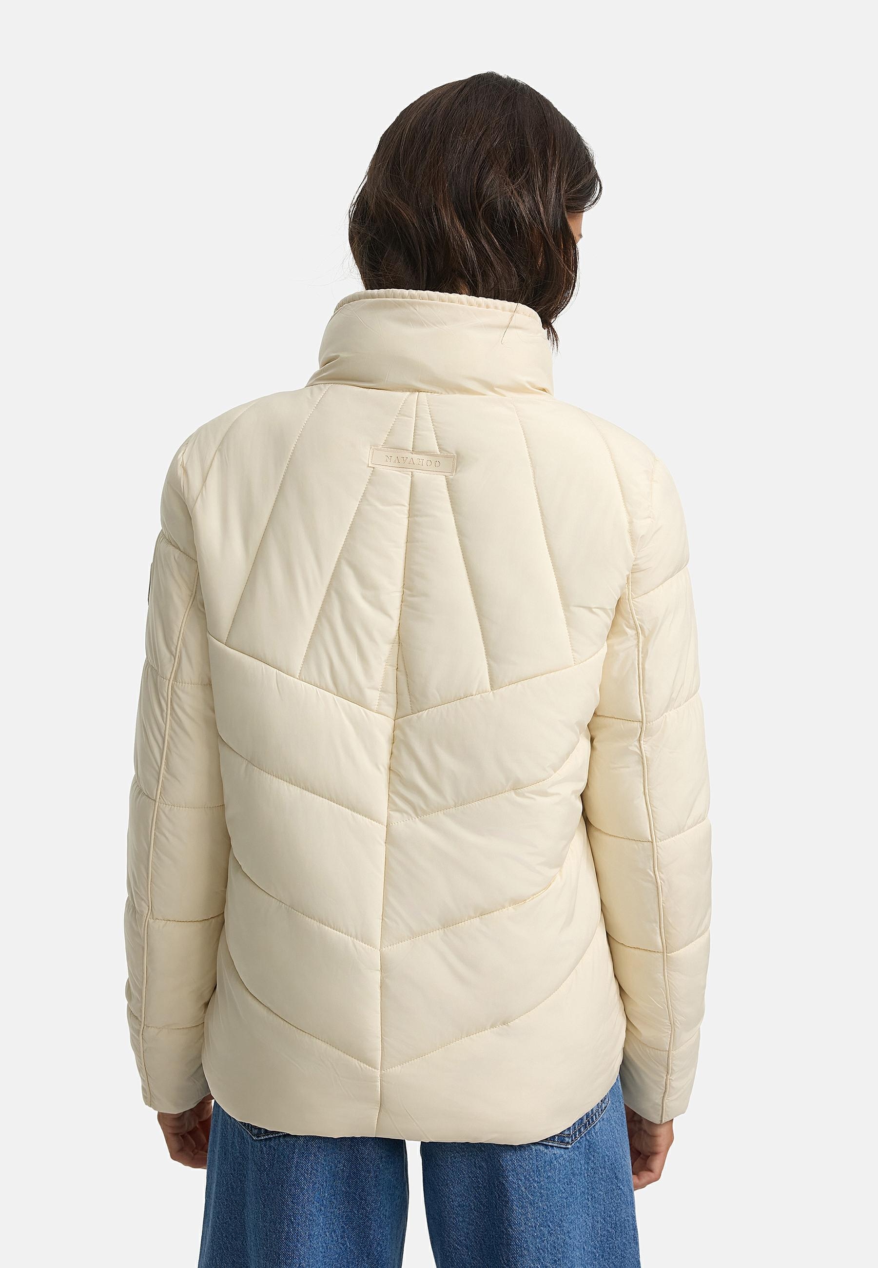 Navahoo Steppjacke »Liebesfee 14« ohne Kapuze gesteppte Damen Übergangsjacke mit wattiertem Stehkragen