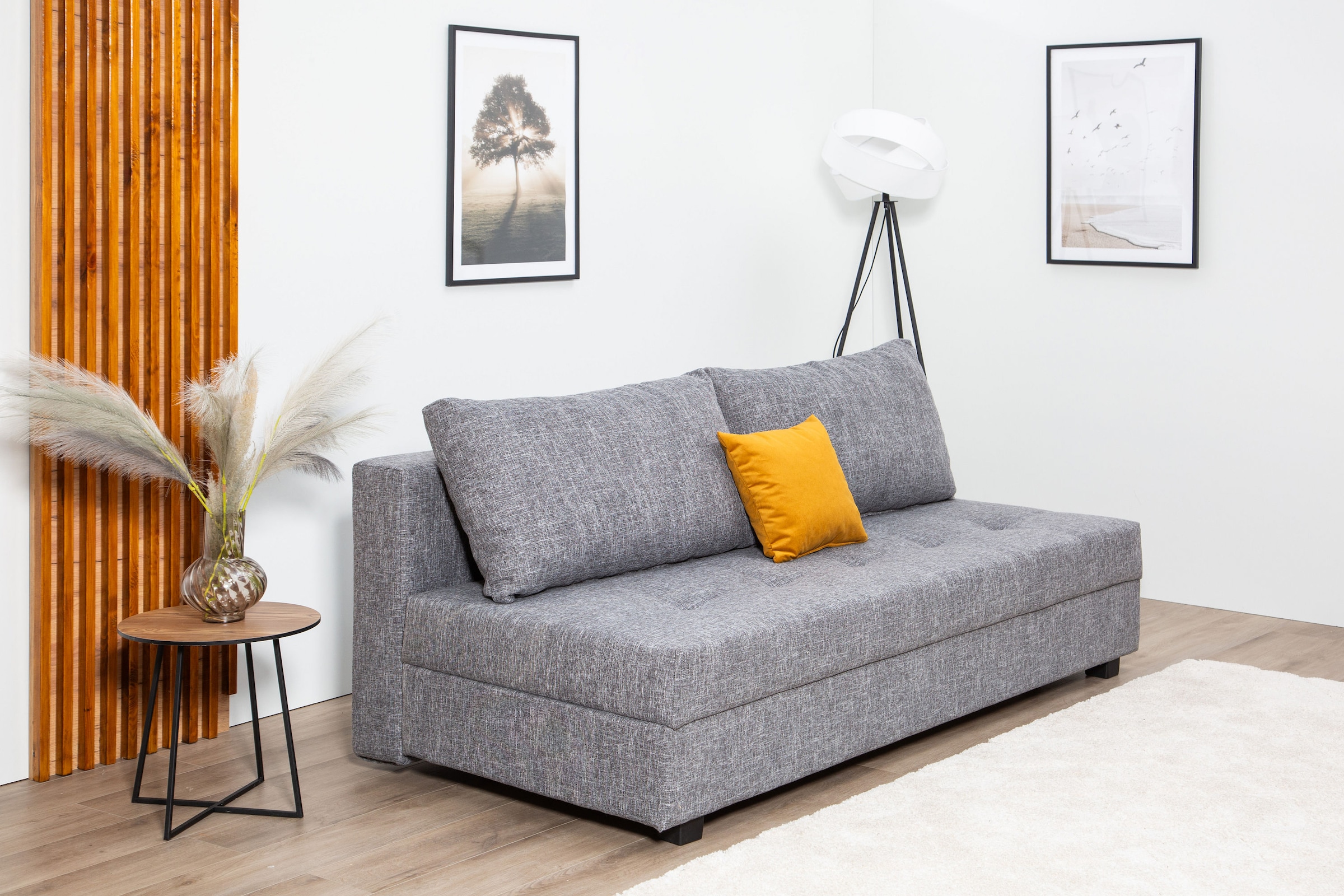 COLLECTION AB Schlafsofa »DARIA inklusive Schlafunktion und Bettkasten«, Schlafsofa,Bettfunktion,Bettkasten,inklusive Rückenkissen,Federkern