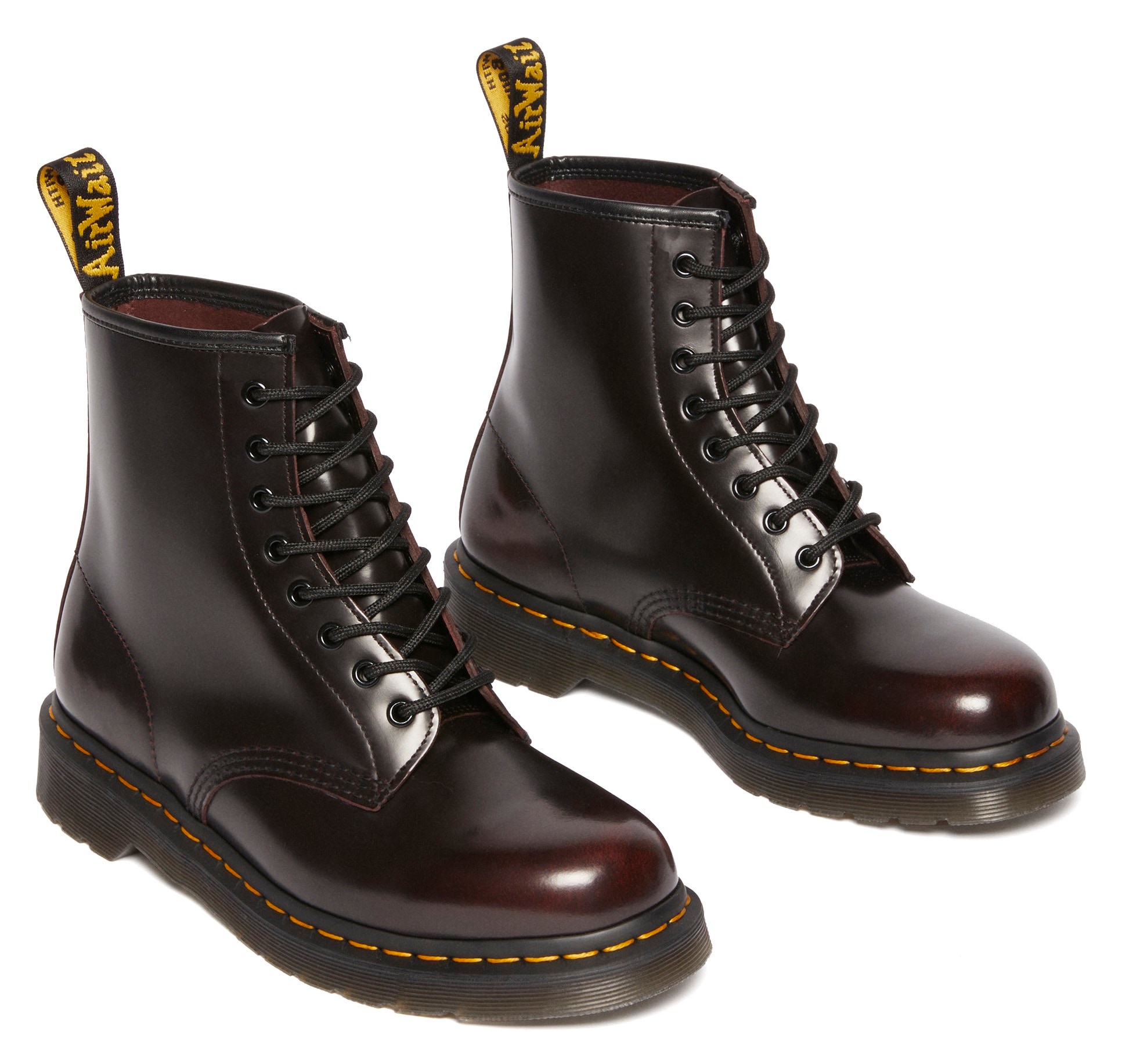 DR. MARTENS Schnürboots »1460«, Retro Stiefel, Boots mit zweifarbigem Vintage Finish