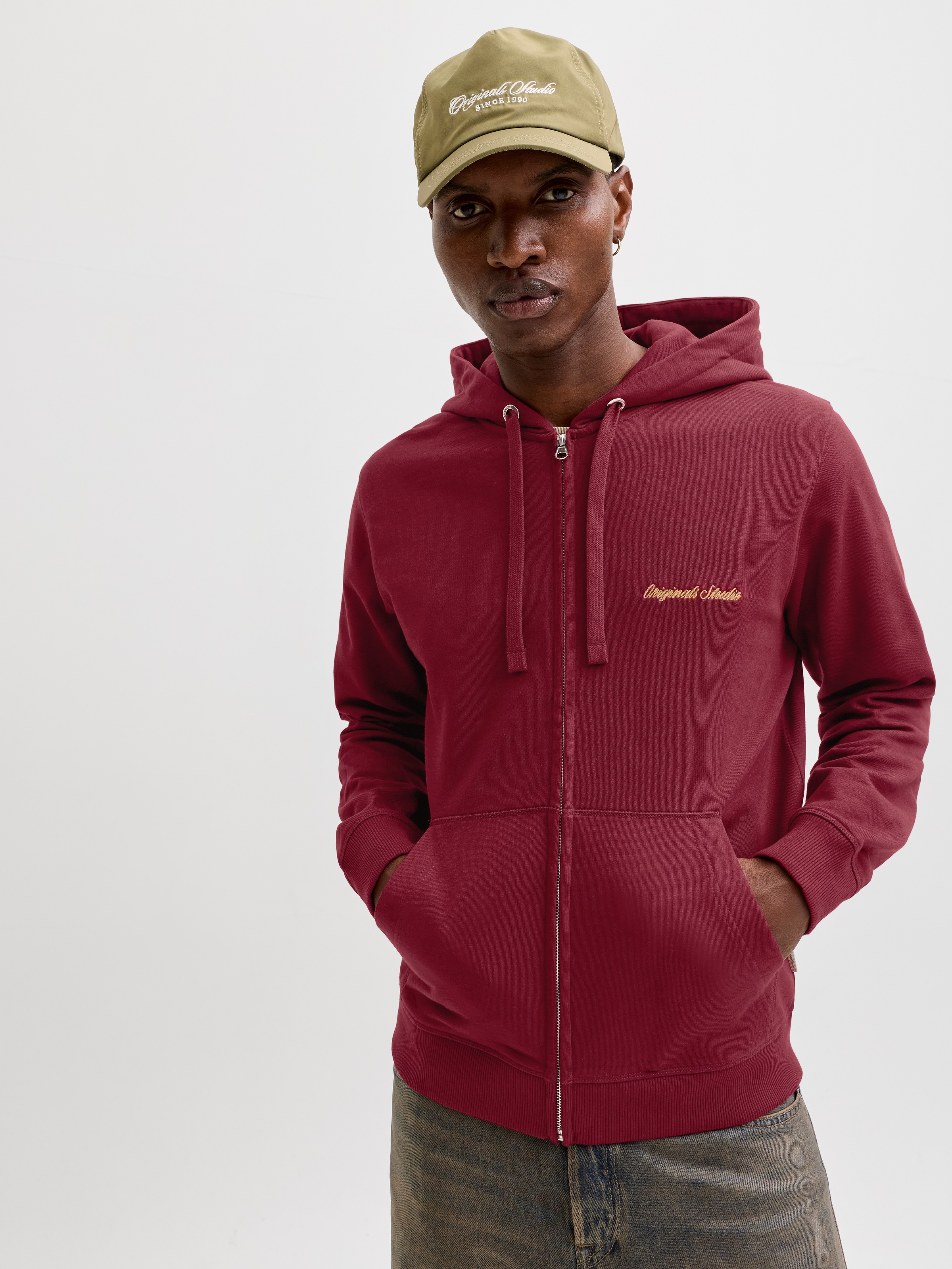 Jack & Jones Kapuzensweatshirt "JORNORREBRO EMB SWEAT ZIP HOOD NOOS", mit S günstig online kaufen
