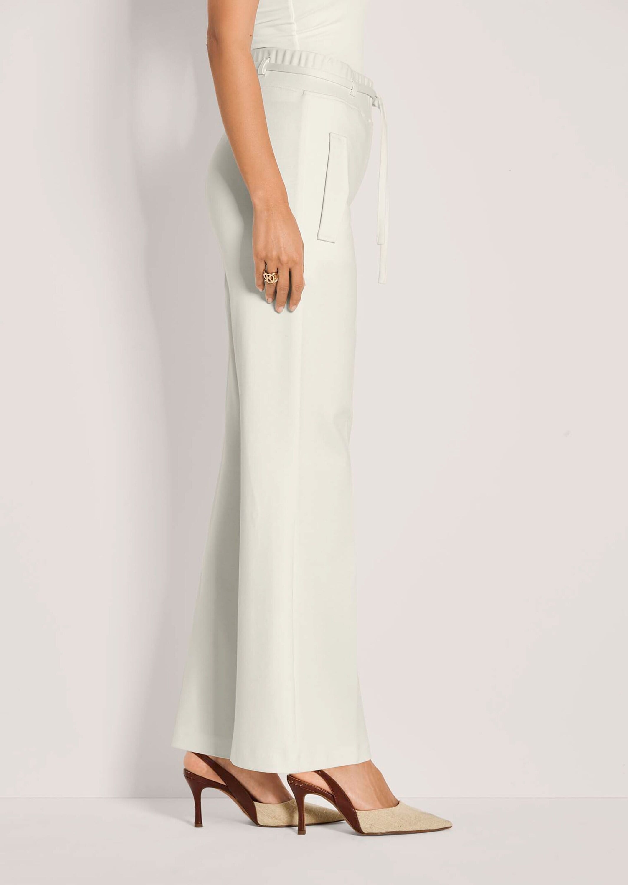 MADELEINE Jerseyhose »Schlupfhose Weite Jersey-Hose mit Bundfalten«