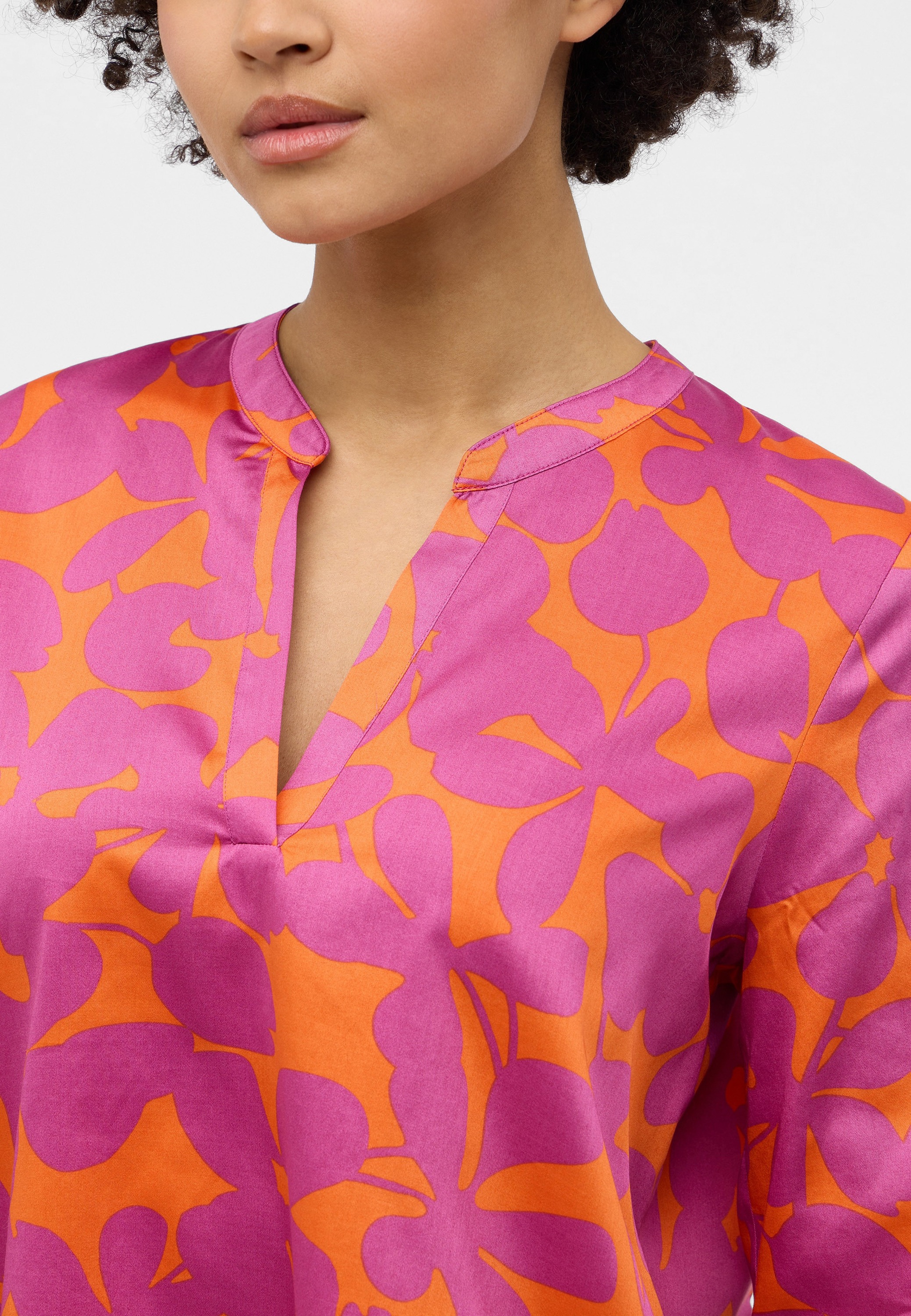 Eterna Longbluse »LOOSE FIT«, EASY IRON (bügelleicht)