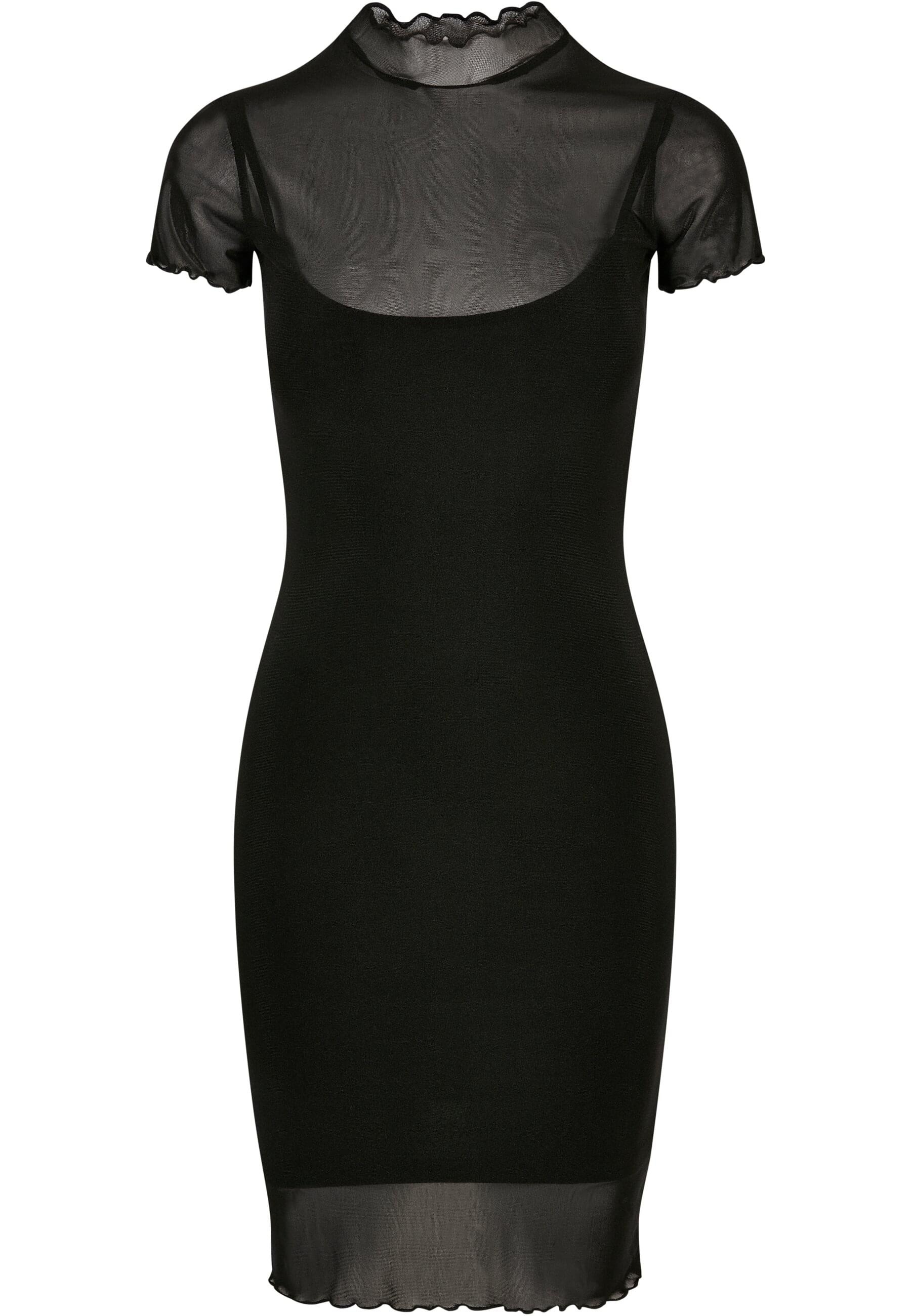 URBAN CLASSICS Shirtkleid "Urban Classics Damen Ladies Mesh Double Layer Dr günstig online kaufen