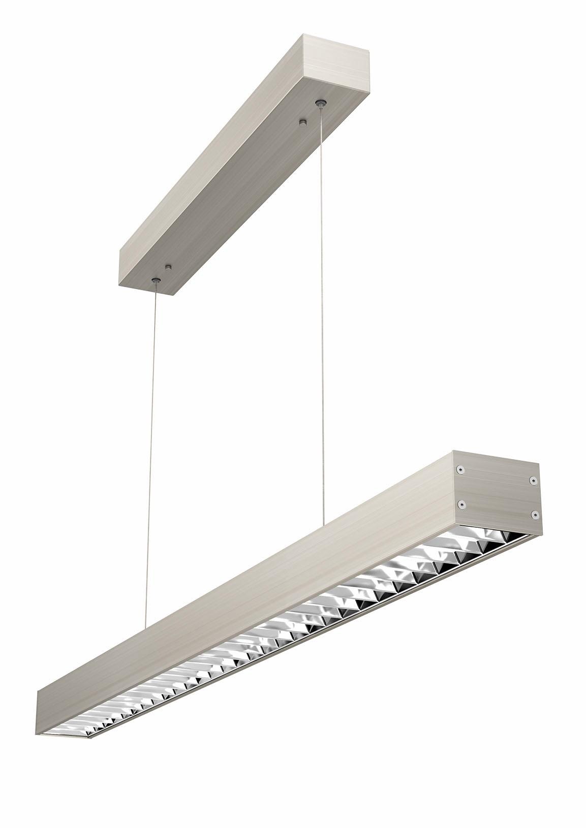 EVOTEC LED Pendelleuchte »OFFICE ONE«, 1 flammig, Leuchtmittel LED-Board | LED fest integriert, Bildschirm-Arbeitsplatz UGR 19, blendfrei - optimale Lichtverteilung