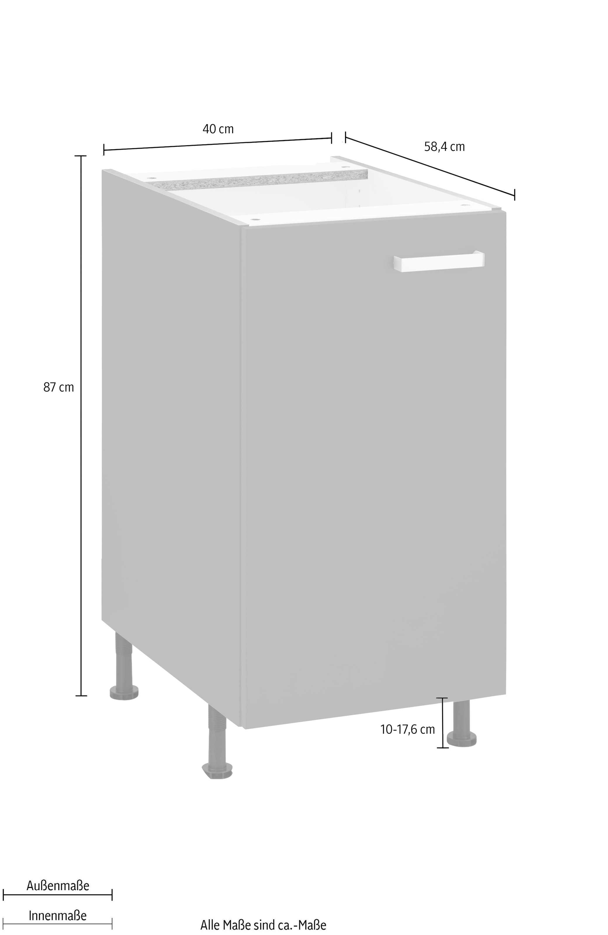 OPTIFIT Unterschrank "Parma", Breite 40 cm