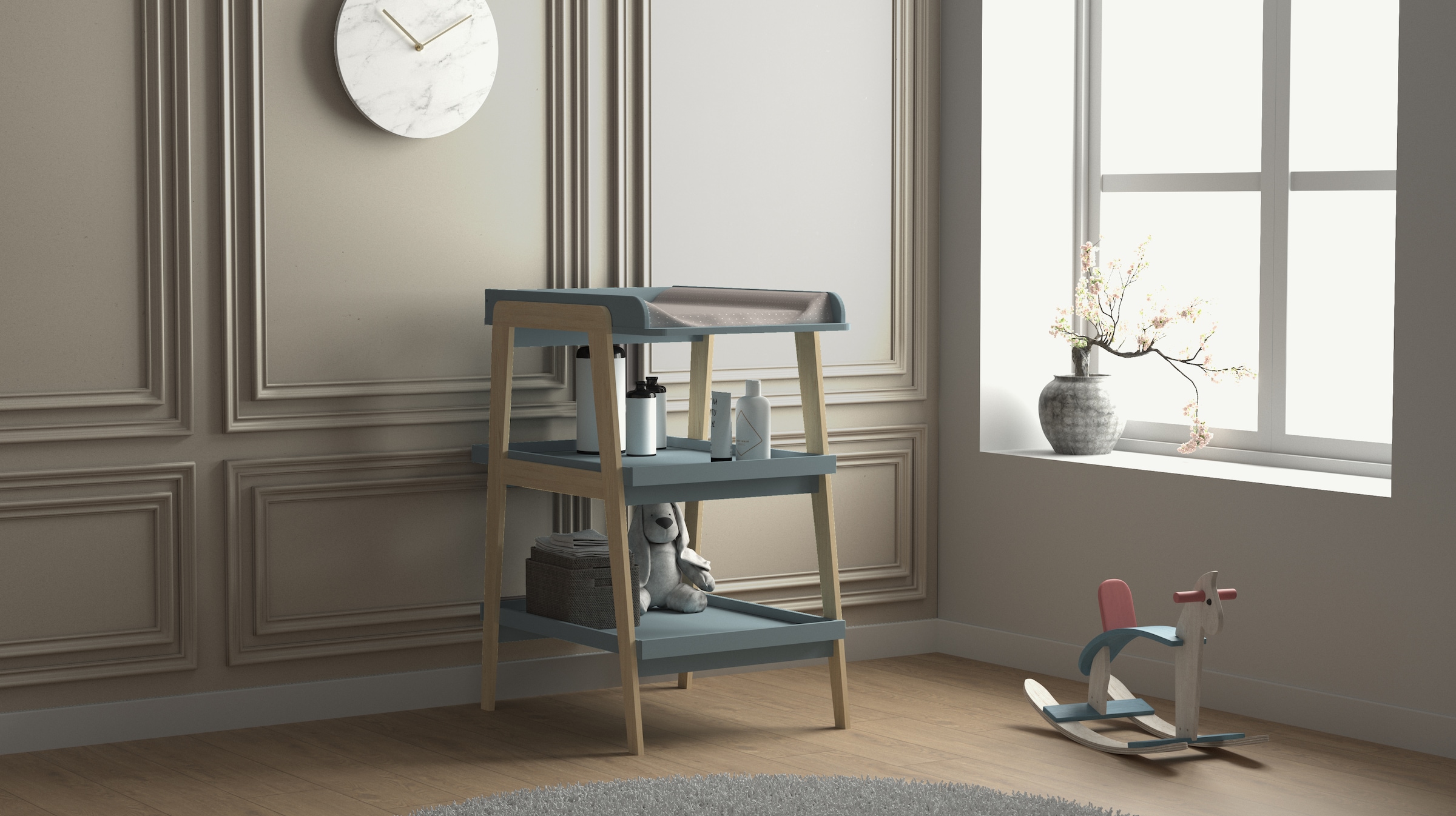 Demeyere GROUP Wickelkommode »Tsuga«, Wickelkommode PRAKTISCHE DESIGN, 58 cm
