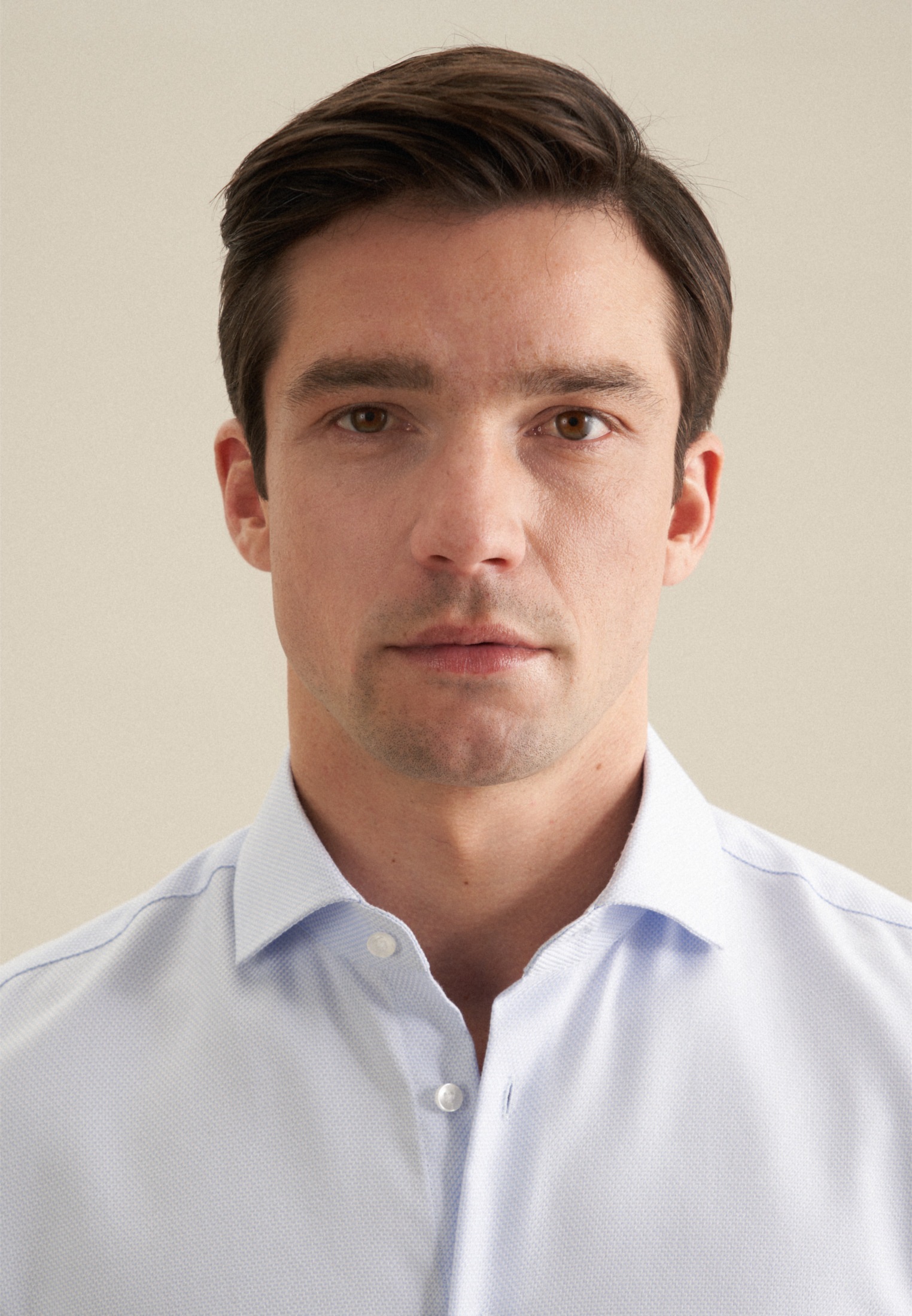 Thumbnail - seidensticker Businesshemd "Schwarze Rose" Shaped 1/1 Extra lang Kentkragen Struktur