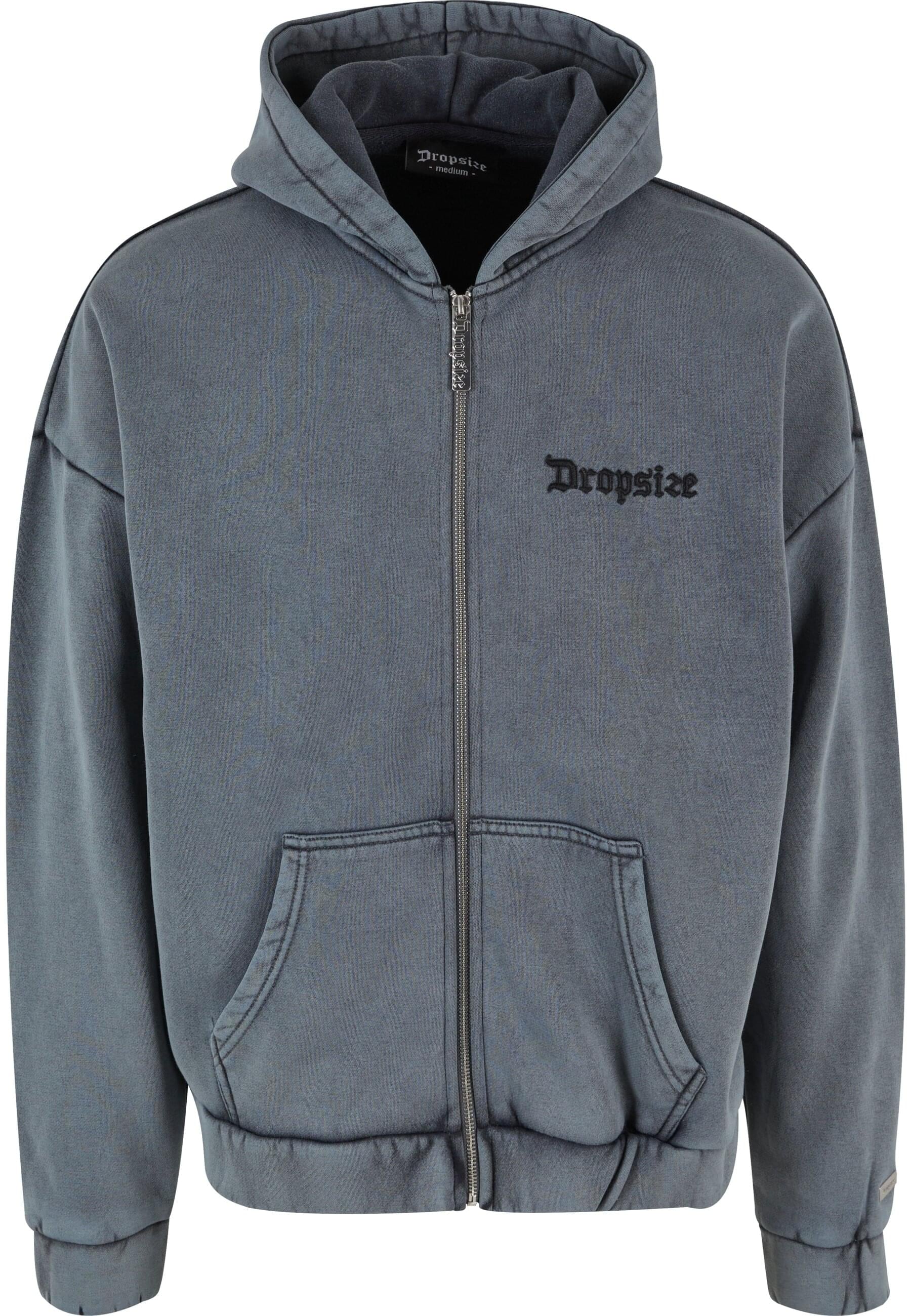 Dropsize Sweatjacke "Dropsize Herren Dropsize Super Heavy Blank Zip Cardigan"