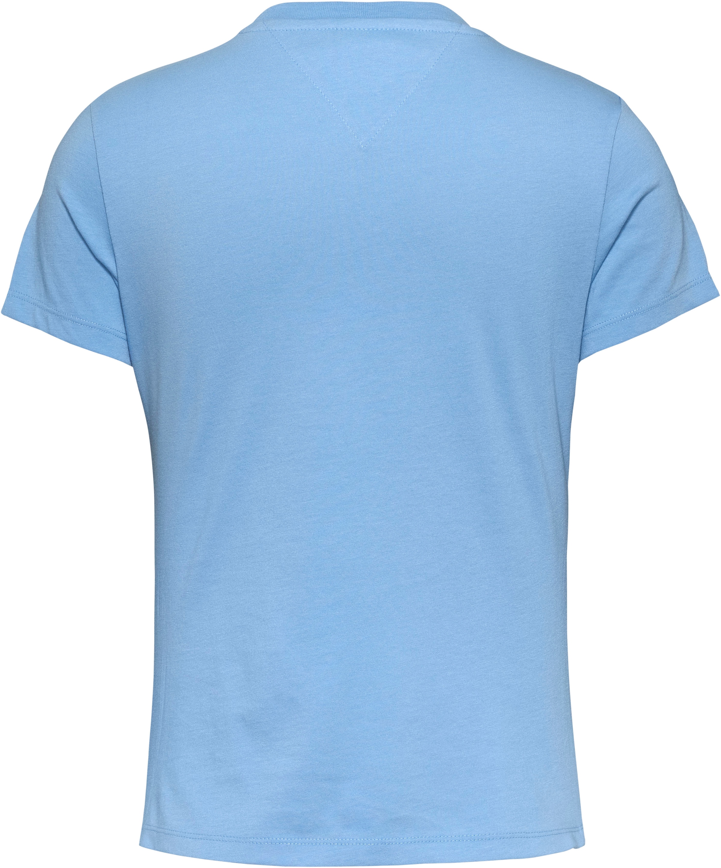 Tommy Jeans Rundhalsshirt »TJW SLIM ESSENTIAL LOGO 1 SS EXT«, mit Tommy Jeans Logoschriftzug, Rundhals