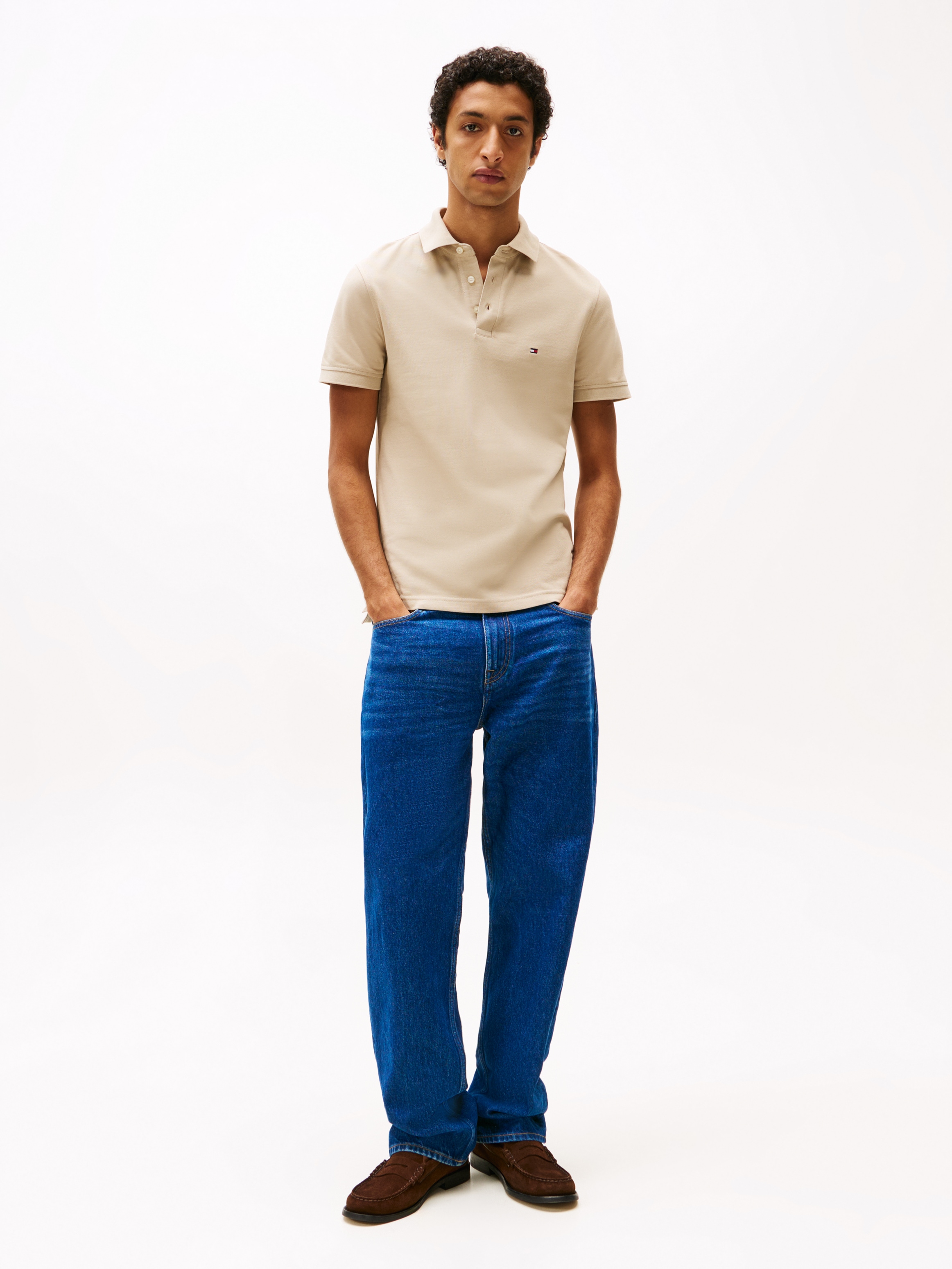 Tommy Hilfiger Poloshirt »1985 SLIM POLO«, hochwertige Baumwoll-Piqué-Qualität