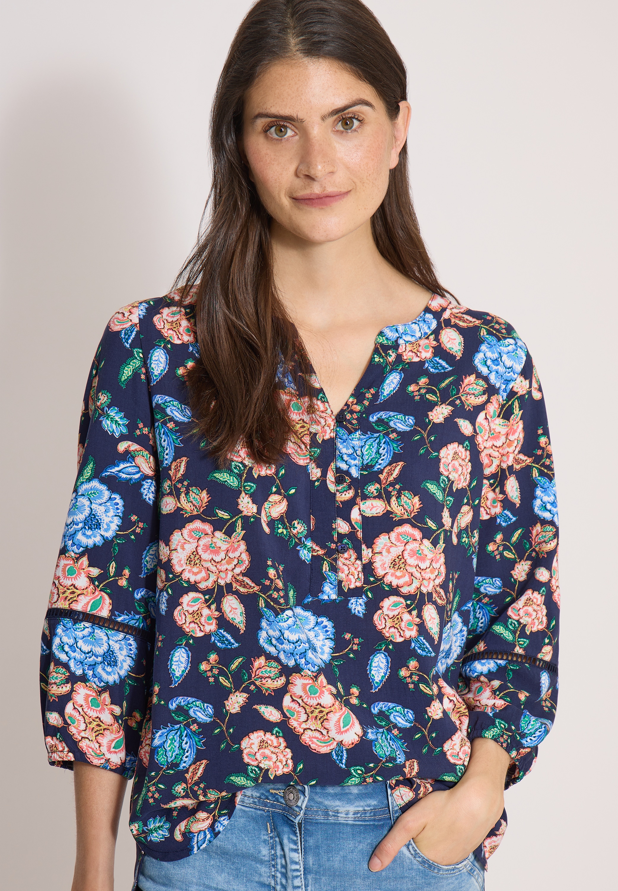 Cecil Shirtbluse mit 3/4 Ärmeln