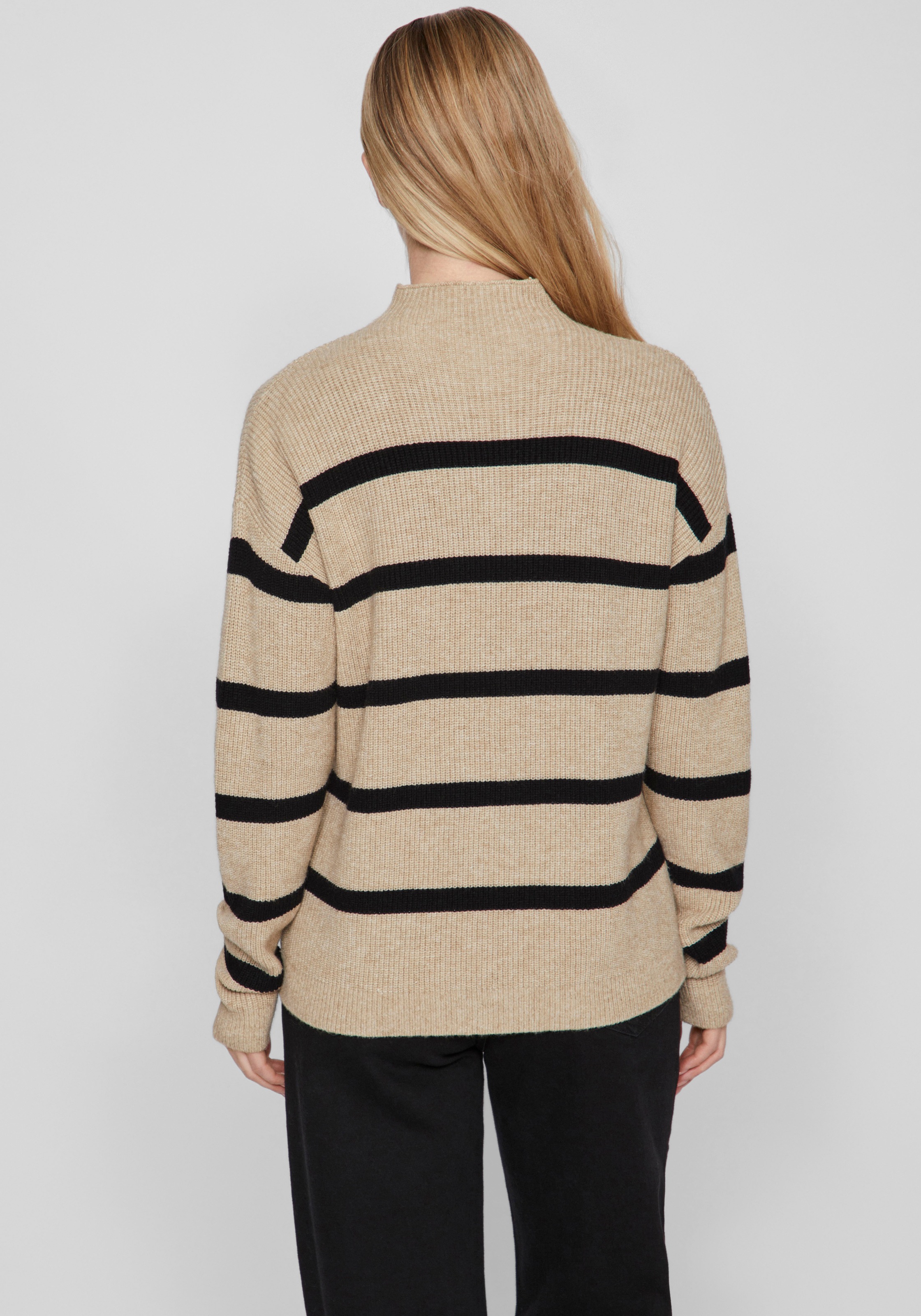 Vila Stehkragenpullover »VIRIL MOCKNECK L/S KNIT RIB TOP 2- NOOS«
