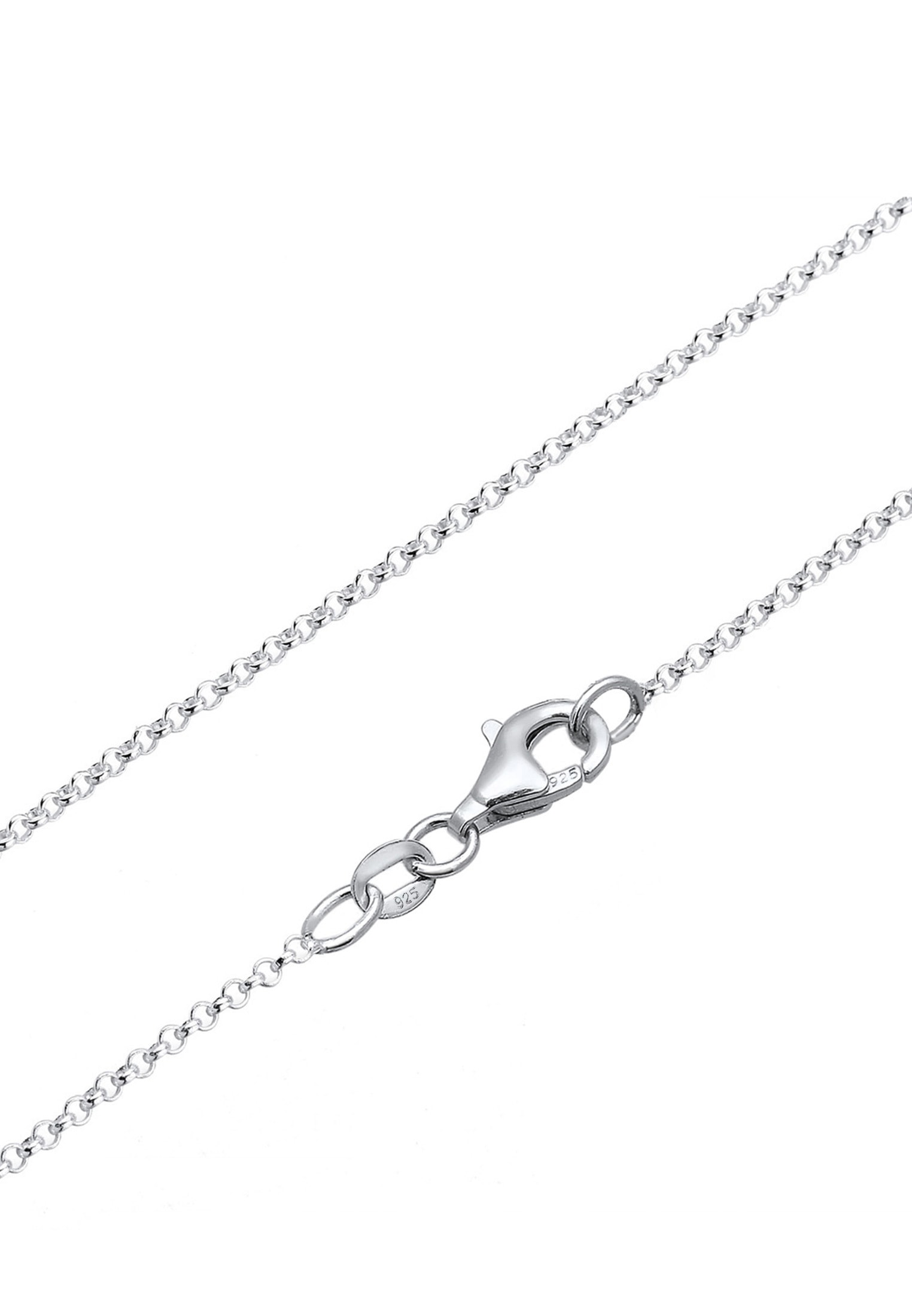Elli Kette mit Anhänger »Sommer Sea Salt Sand Wording Plättchen 925 Silber«