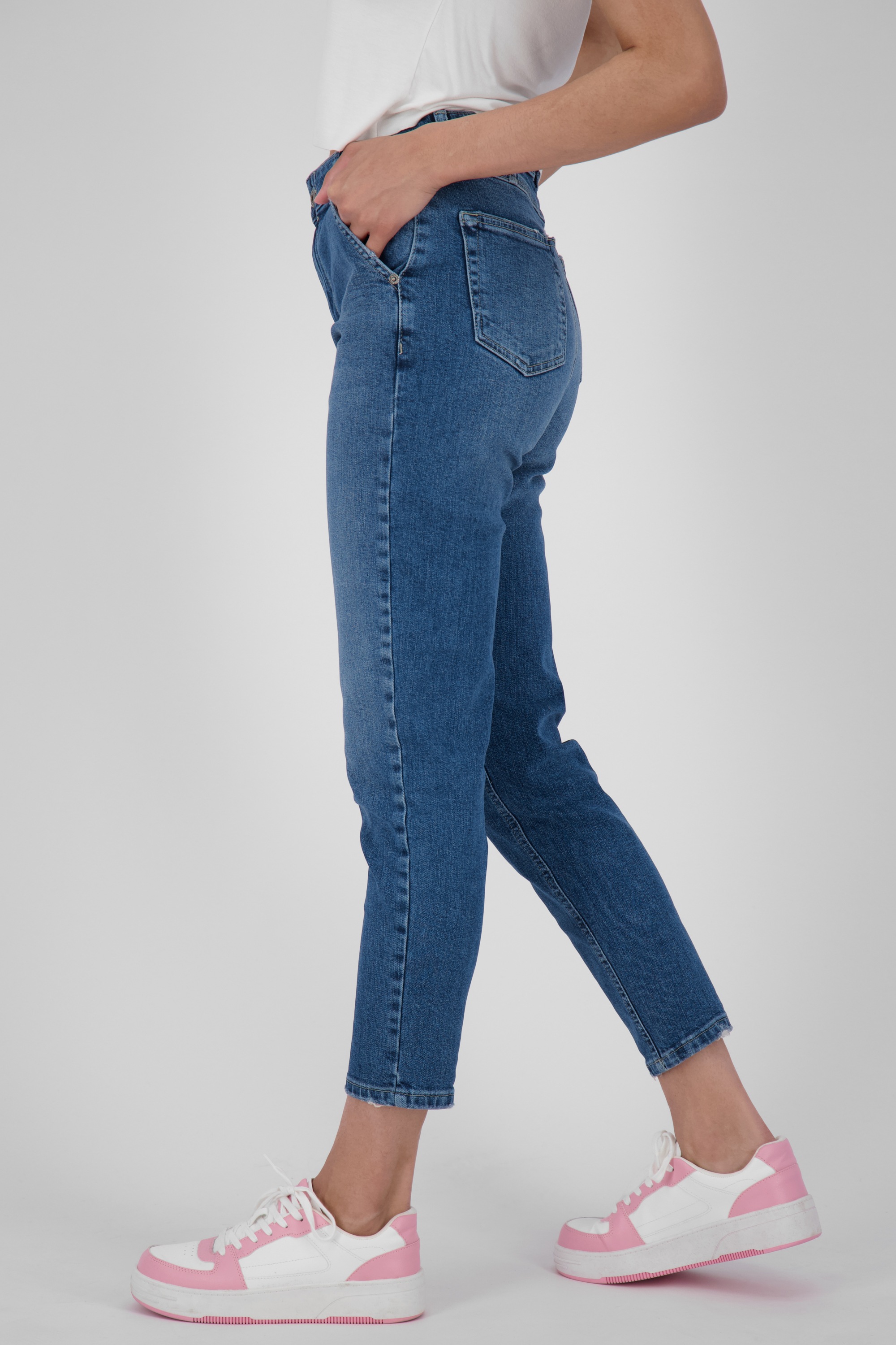Alife & Kickin Mom-Jeans »Damen LaureenAK DNM A«