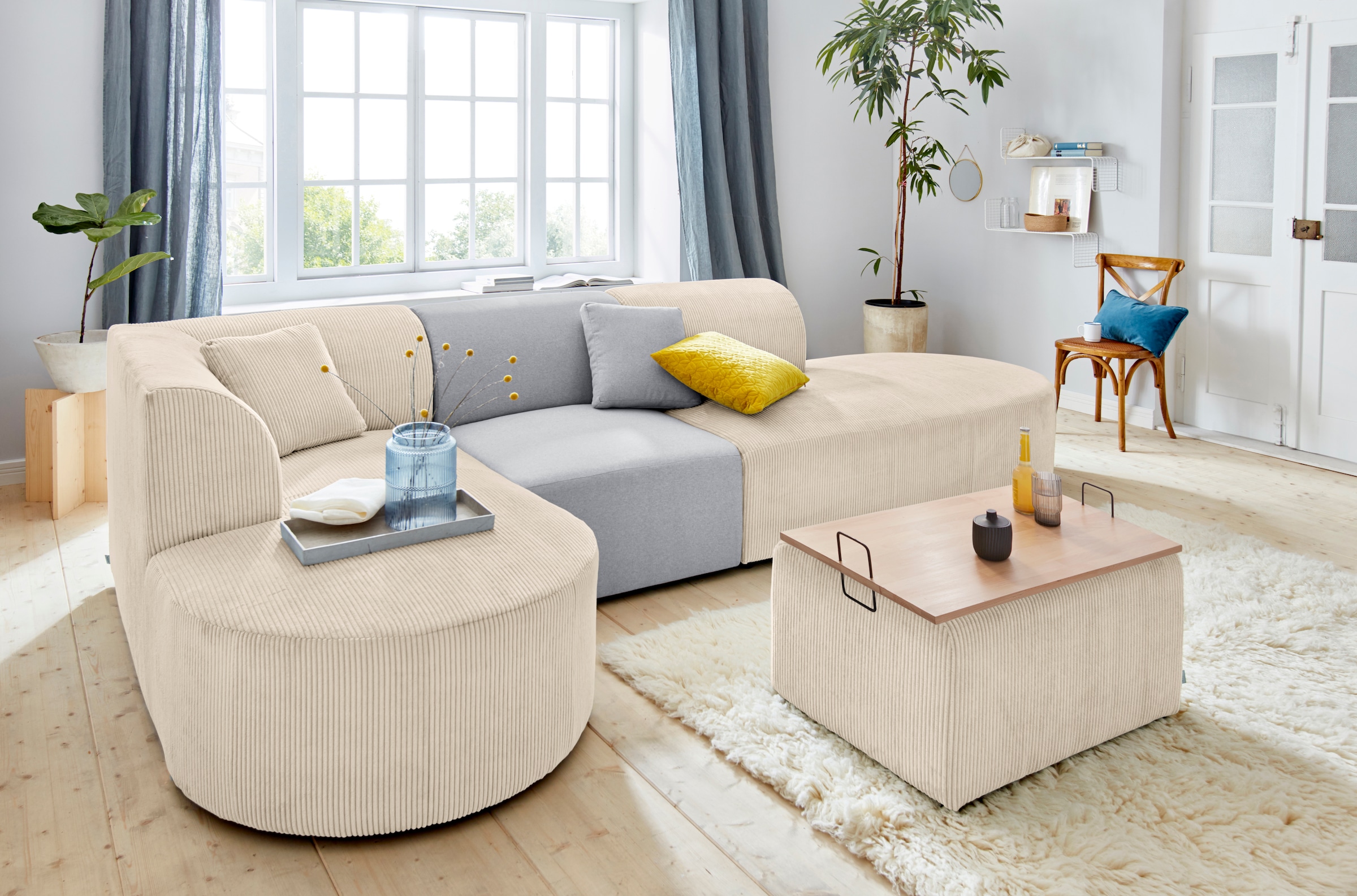 OTTO home Sofa-Eckelement "Alesund" als Einzelelement oder Modulteil günstig online kaufen