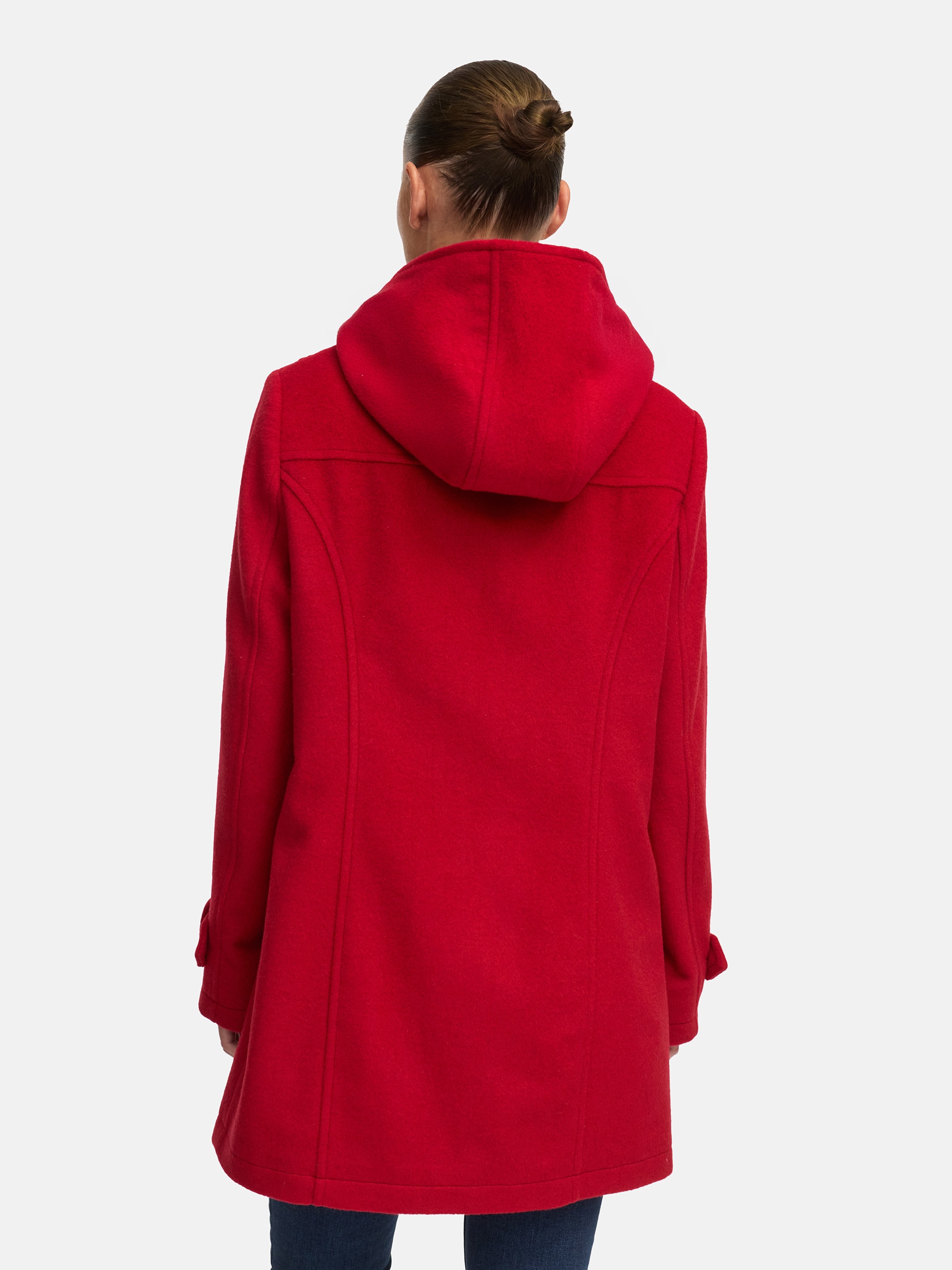 Thumbnail - MANISA Dufflecoat mit abnehmbarer Kapuze und Knebelverschlüssen