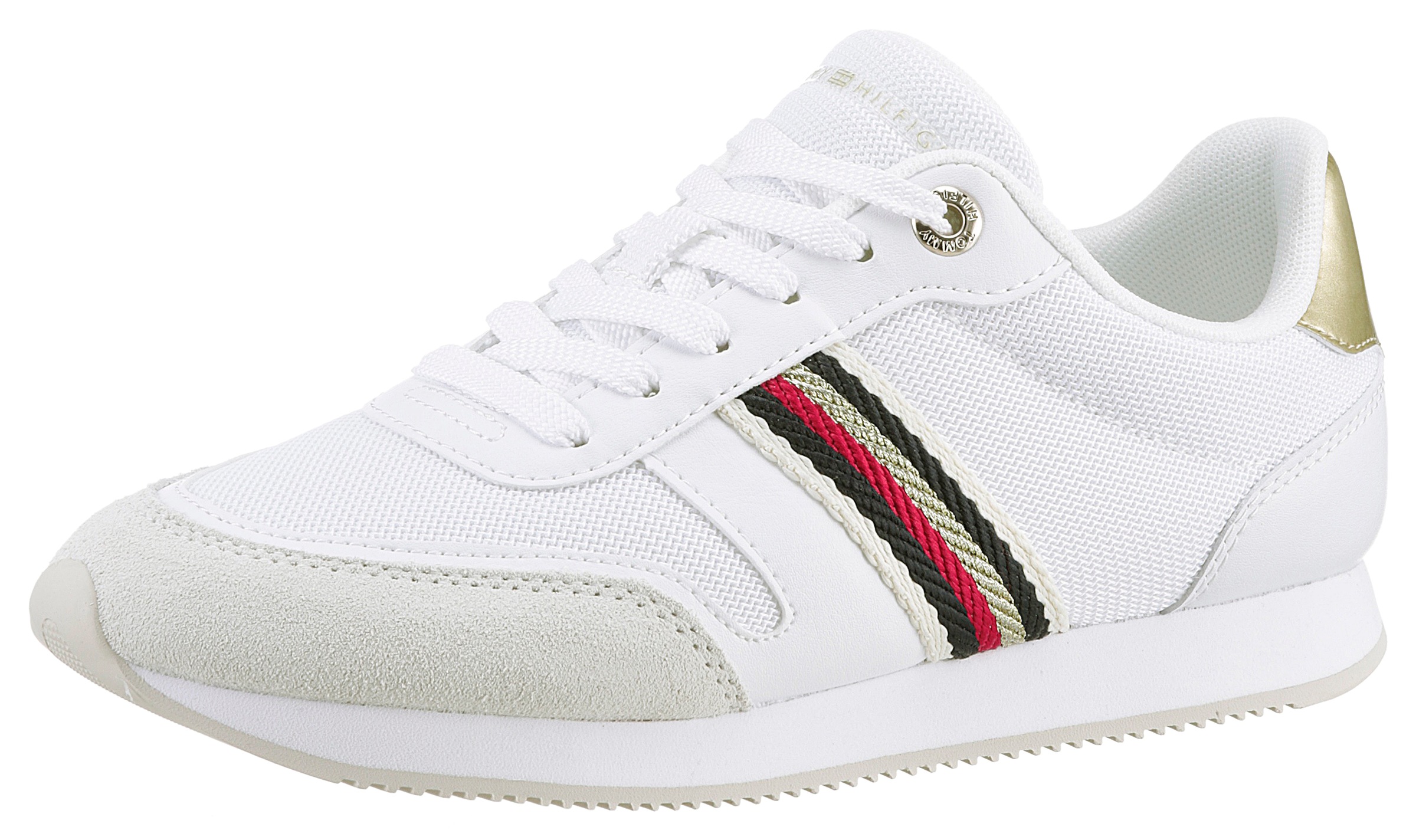 Tommy Hilfiger Sneaker »ESSENTIAL COURT SNEAKER«, mit Streifen in Tommy Farben kaufen